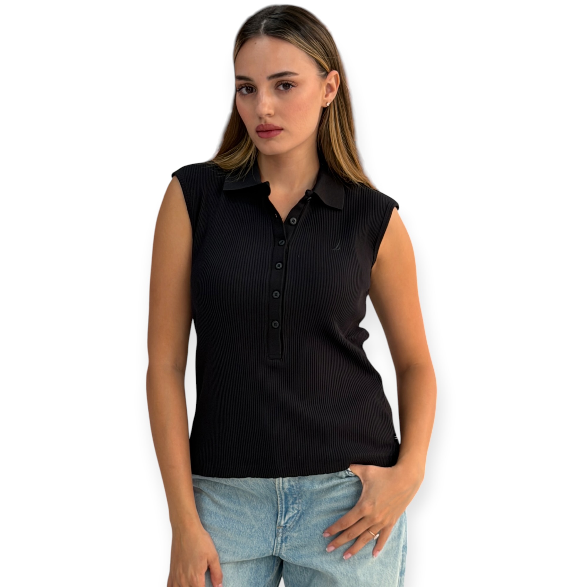 חולצת צווארון לנשים NAUTICA POLO