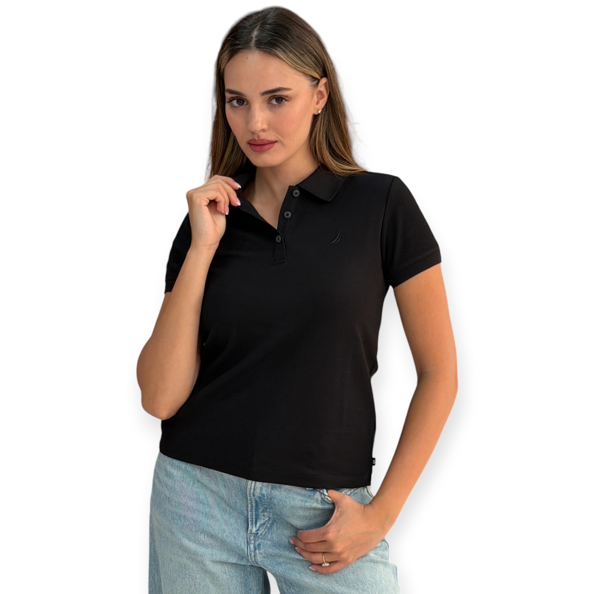 חולצת צווארון לנשים NAUTICA POLO