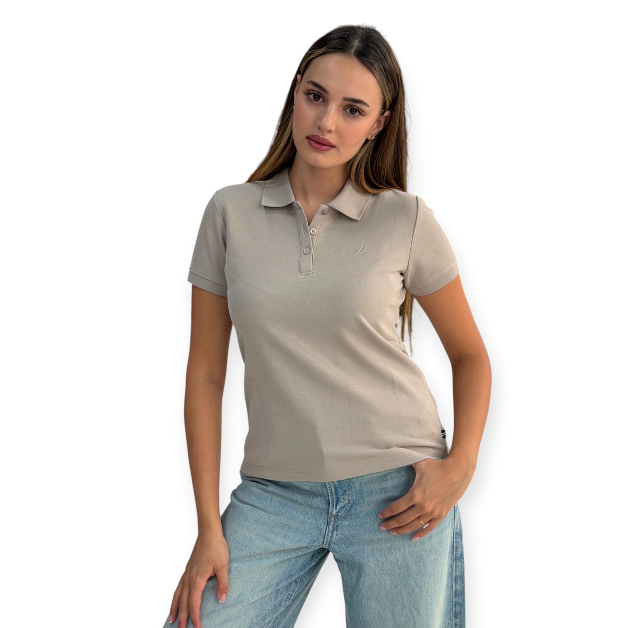 חולצת צווארון לנשים NAUTICA POLO חולצת צווארון לנשים NAUTICA POLO