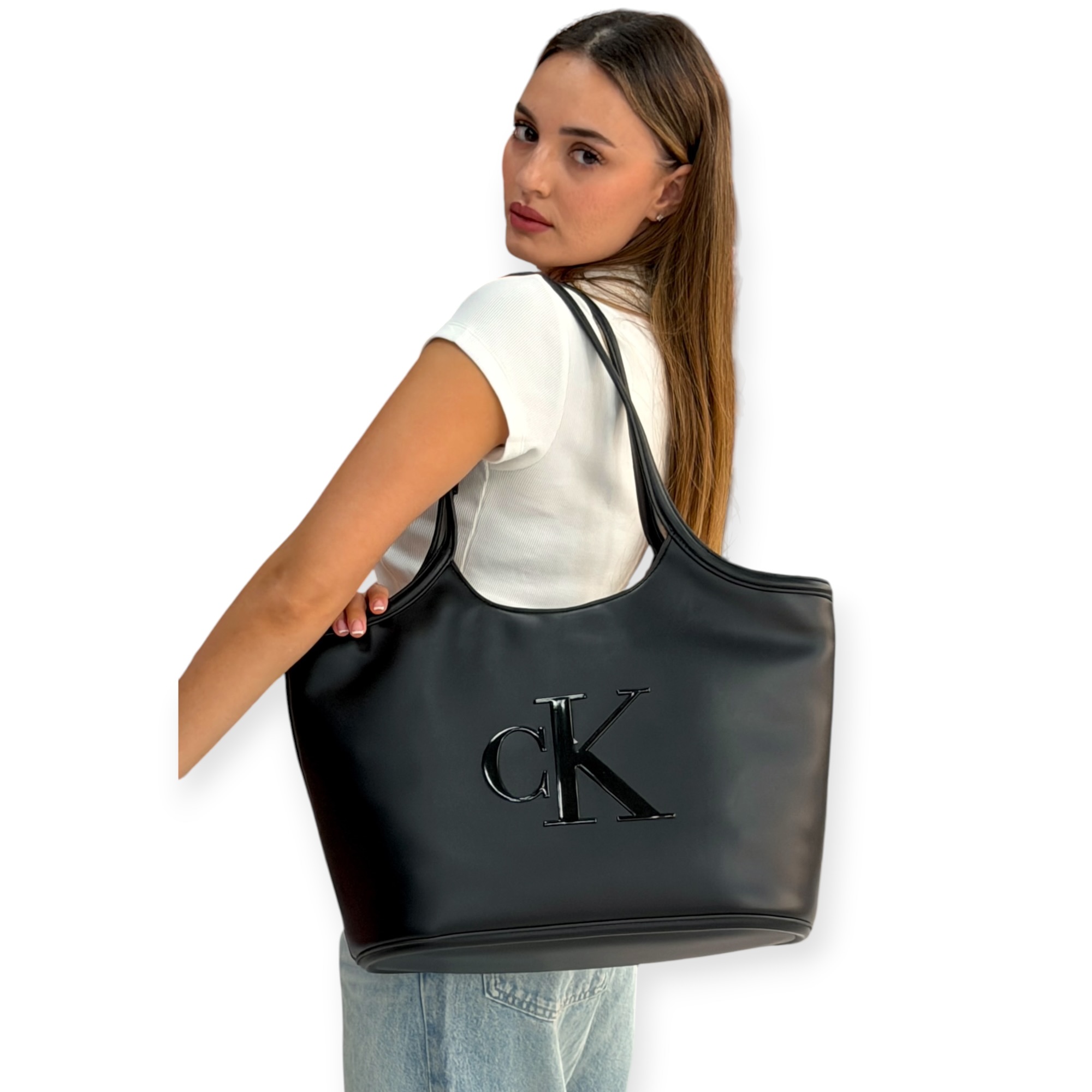 תיק נשים CALVIN KLEIN BOLD SHOPPER BAG