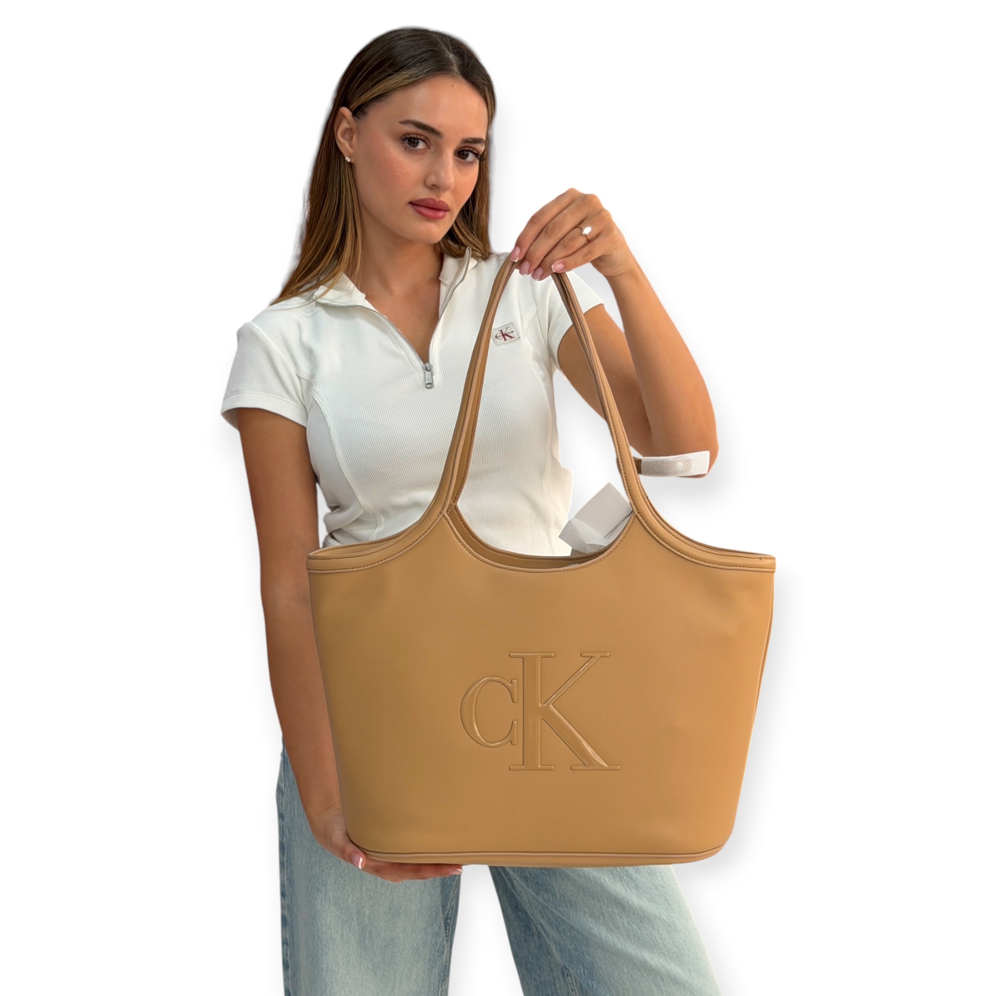תיק נשים CALVIN KLEIN BOLD SHOPPER BAG