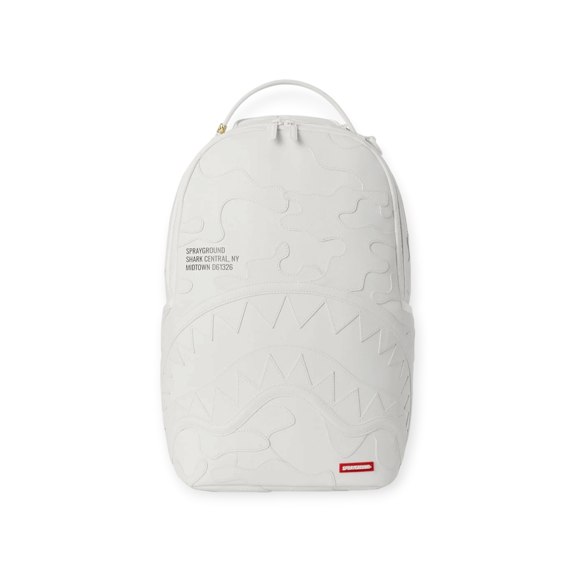תיק גב SPRAYGROUND SHARK CENTRAL CAMO CUT SHARK WHITE BACKPACK תיק גב SPRAYGROUND SHARK CENTRAL CAMO CUT SHARK WHITE BACKPACK