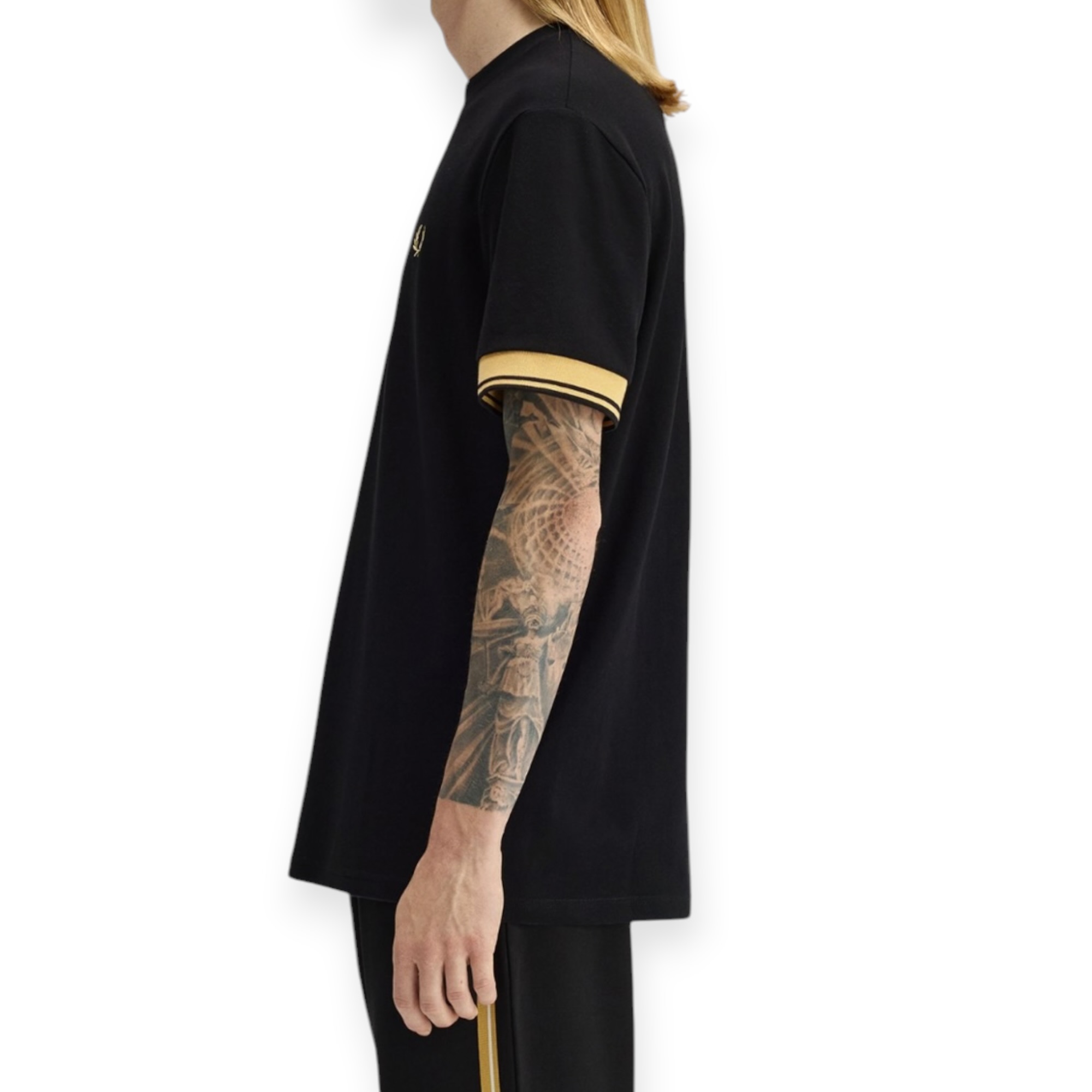 חולצה גברים FRED PERRY TWIN TIPPED TEE SHIRT