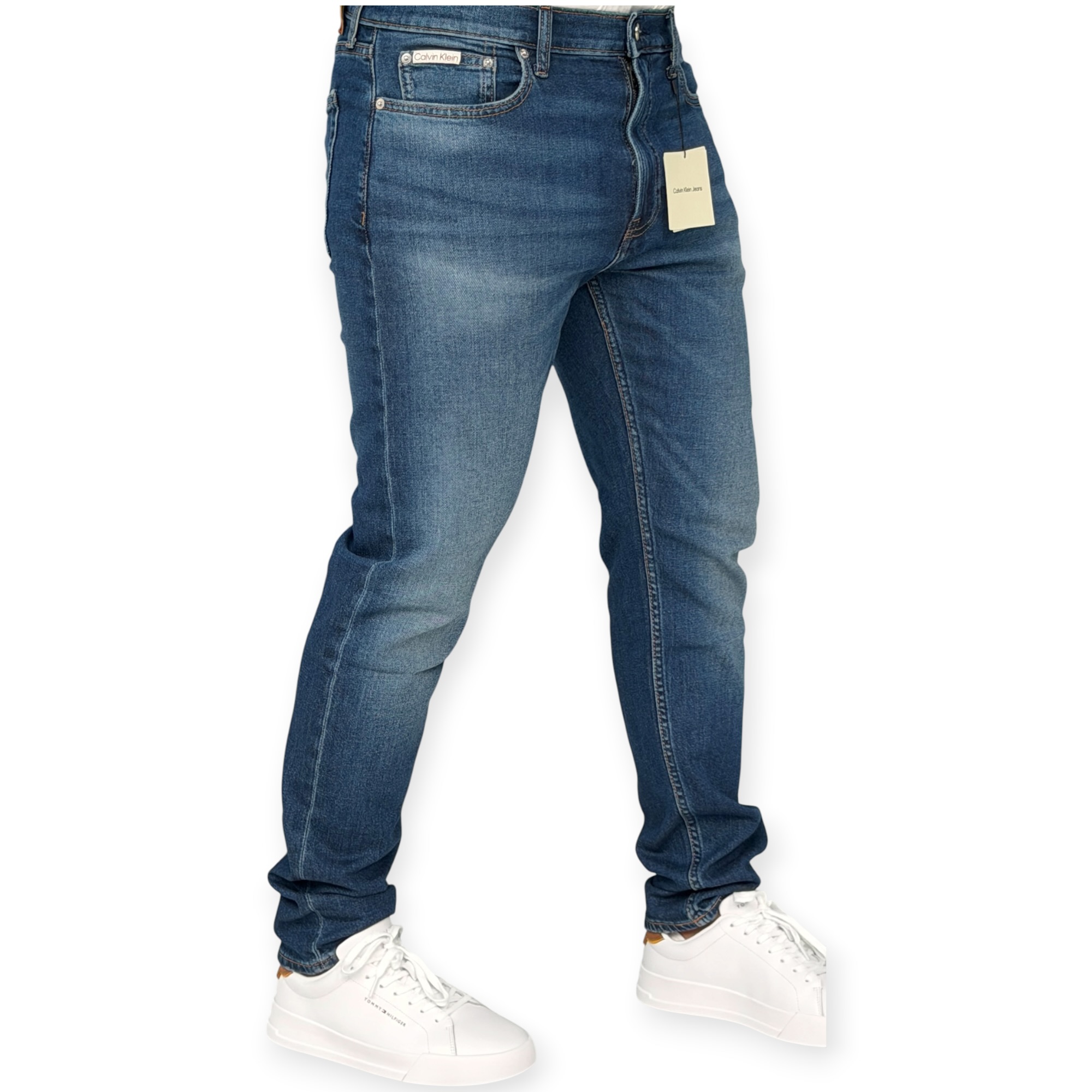 גינס גברים CALVIN KLEIN SCLASSIC TAPER JEANS