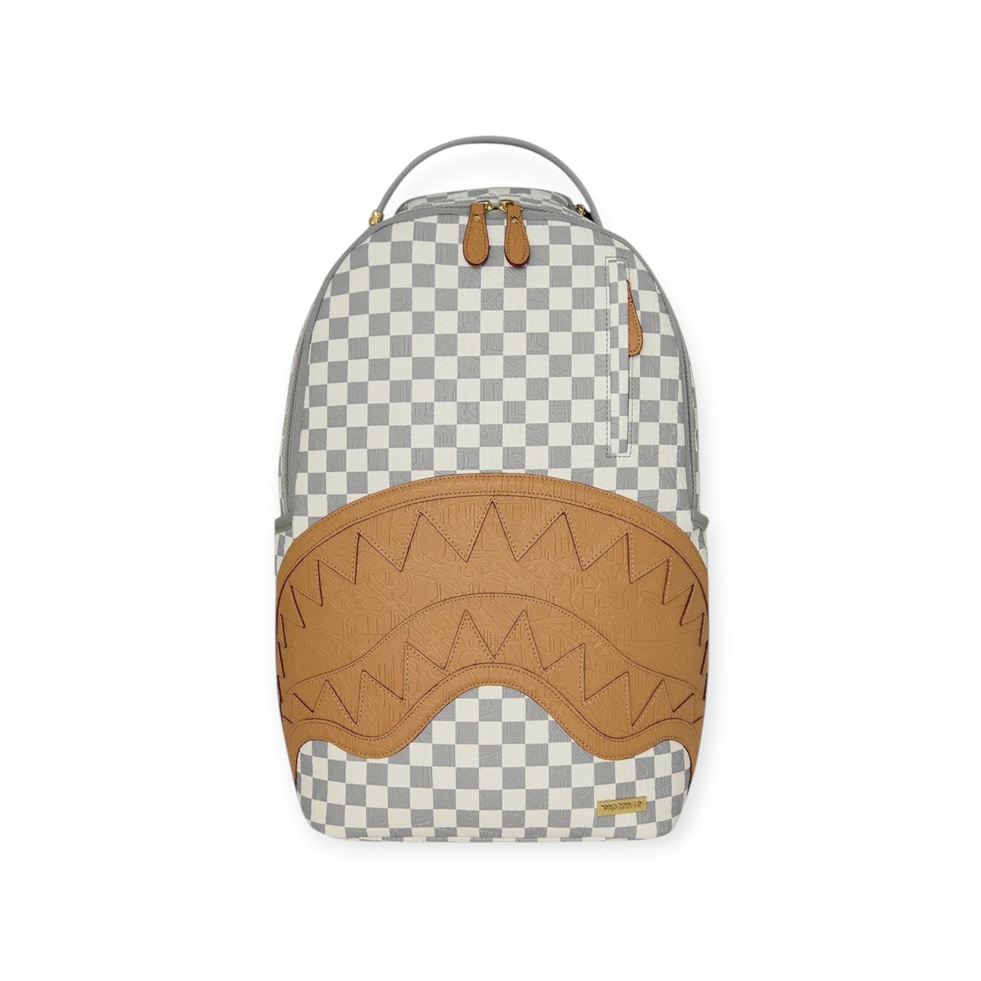 תיק גב מכירה מוקדמת צפי הגעה עד 16.7 SPRAYGROUND EMBOSSED CREAM CHECK BACKPACK תיק גב מכירה מוקדמת צפי הגעה עד 16.7 SPRAYGROUND EMBOSSED CREAM CHECK BACKPACK