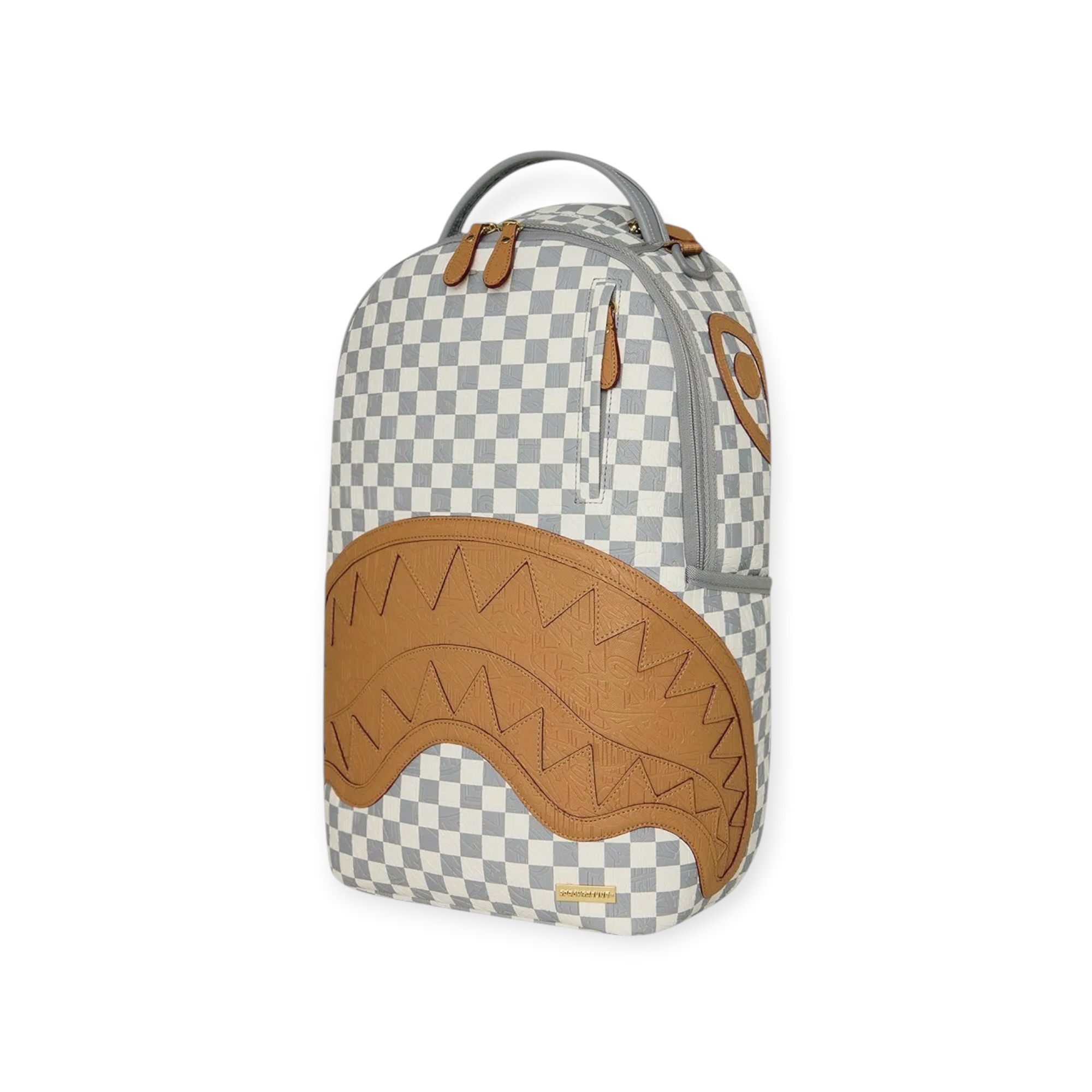 תיק גב מכירה מוקדמת צפי הגעה עד 16.7 SPRAYGROUND EMBOSSED CREAM CHECK BACKPACK תיק גב מכירה מוקדמת צפי הגעה עד 16.7 SPRAYGROUND EMBOSSED CREAM CHECK BACKPACK