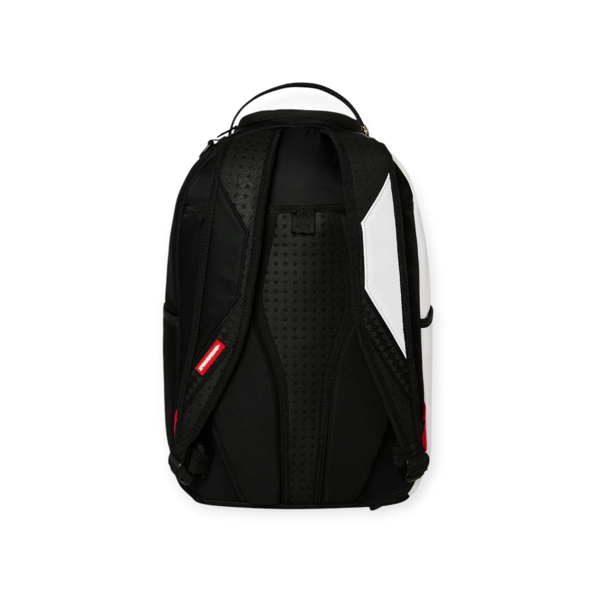 תיק גב מכירה מוקדמת צפי הגעה עד 16.7 SPRAYGROUND SHARK CENTRAL BLACK AND WHITE STENCIL BACKPACK