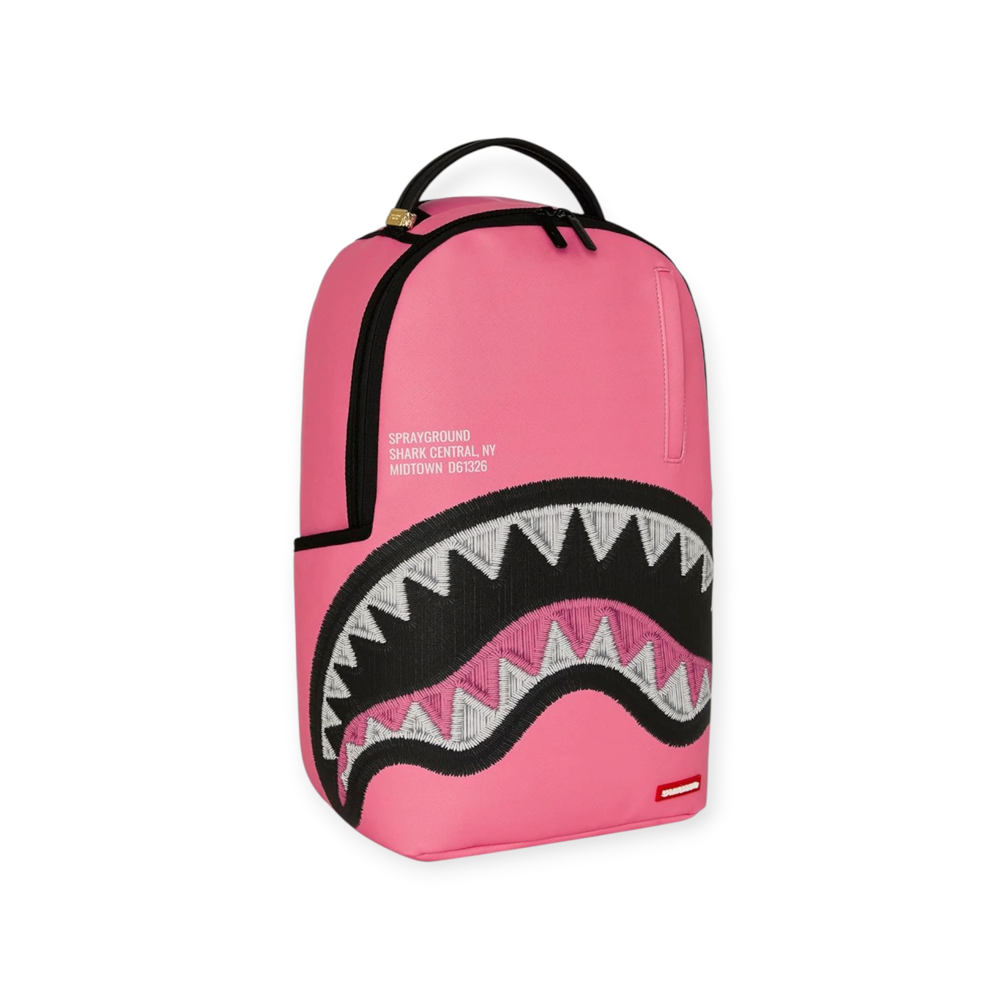 תיק גב מכירה מוקדמת צפי הגעה עד 16.7 SPRAYGROUND SHARK CENTRAL PINK EMBROIDERED SHARK BACKPACK תיק גב מכירה מוקדמת צפי הגעה עד 16.7 SPRAYGROUND SHARK CENTRAL PINK EMBROIDERED SHARK BACKPACK