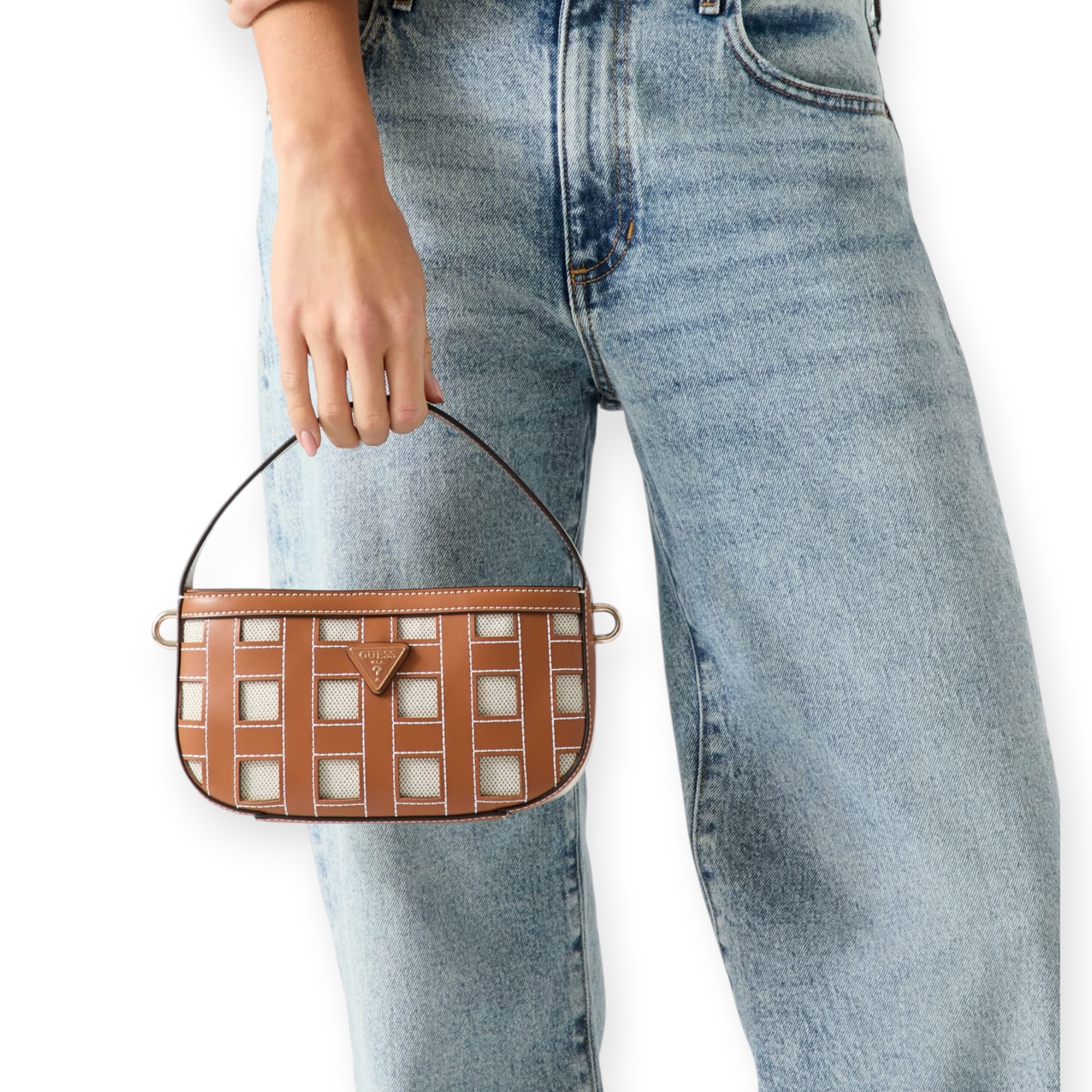 תיק נשים GUESS FRANKIE MINI HOBO תיק נשים GUESS FRANKIE MINI HOBO