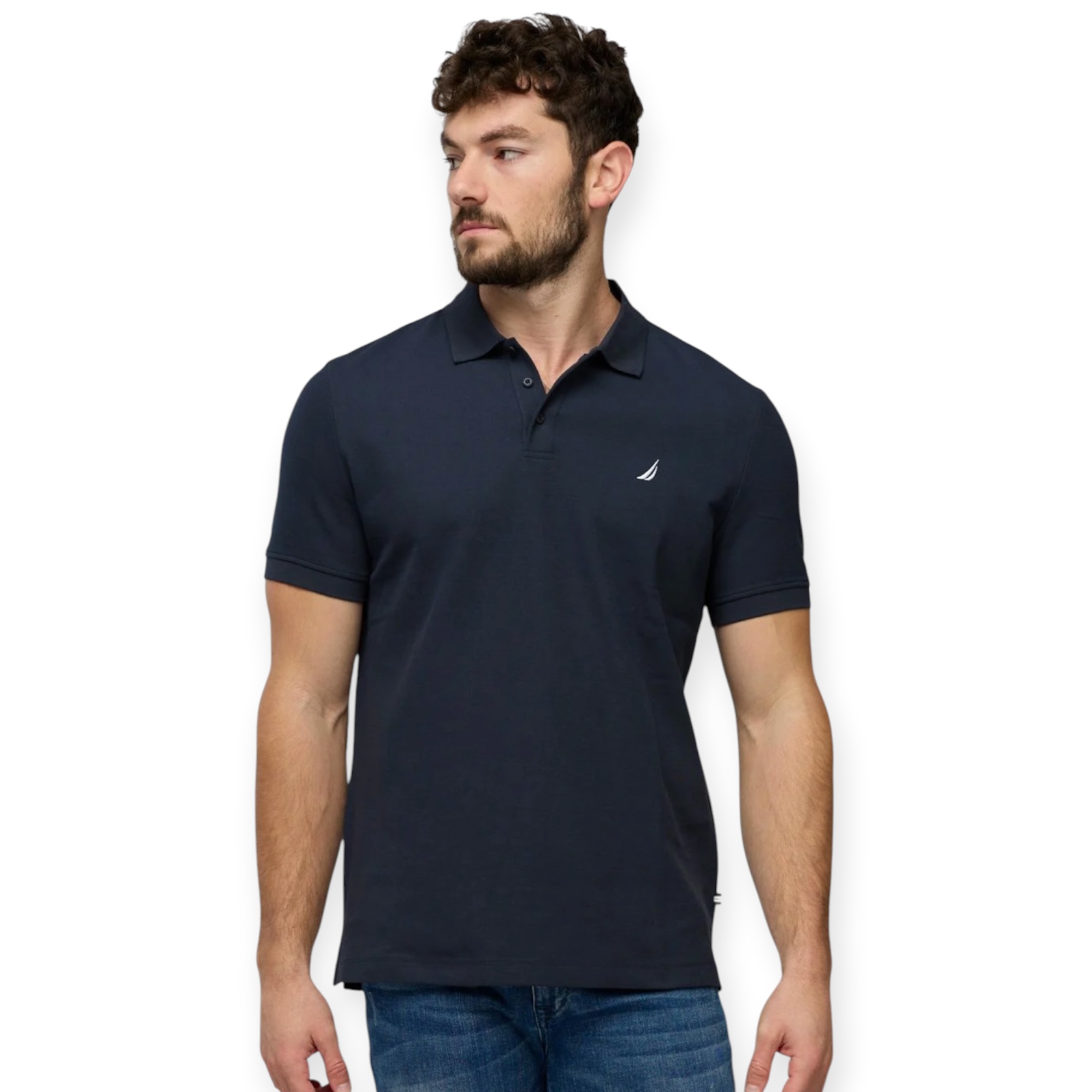 חולצה פולו גברים כחול NAUTICA POLO