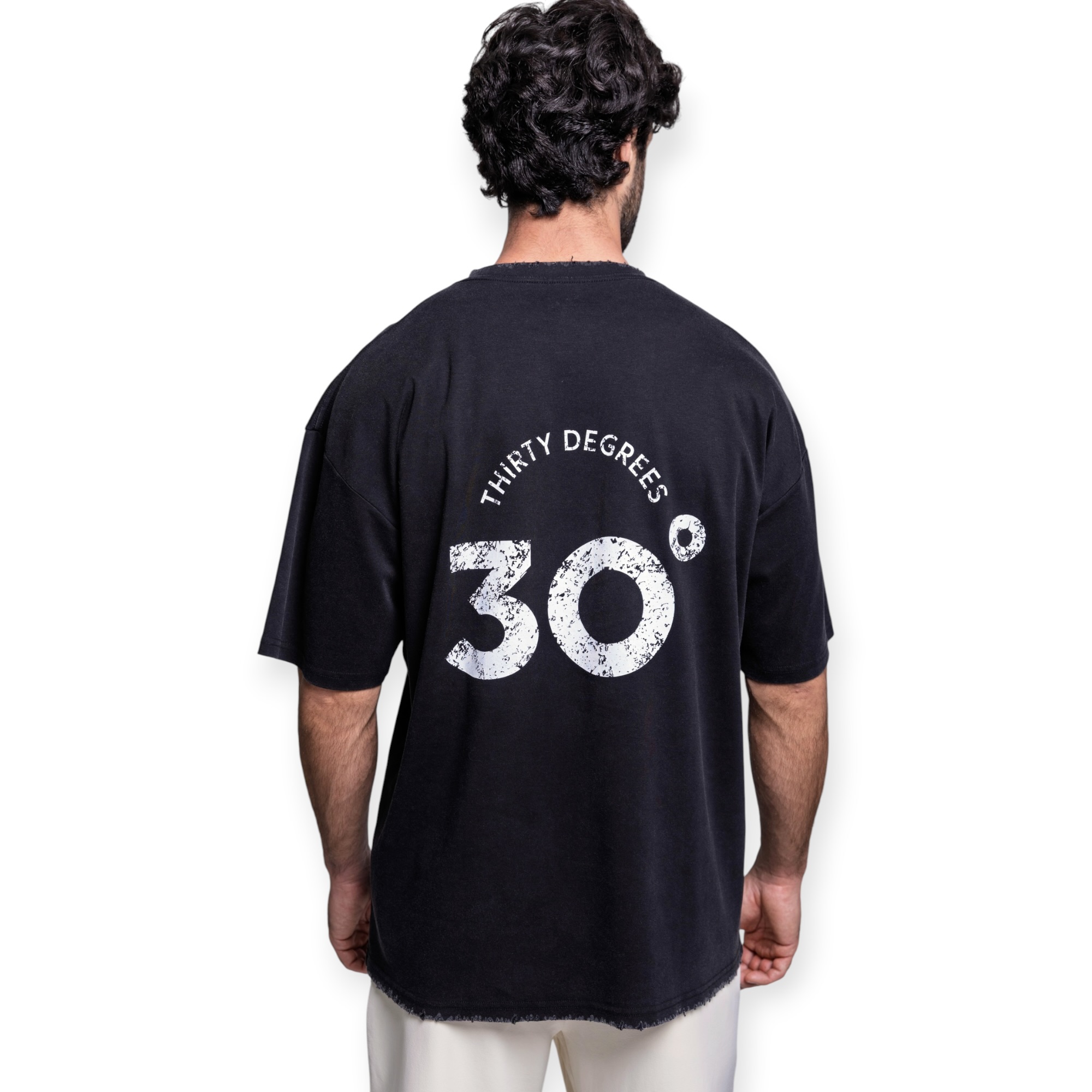 חולצה אוברסייז גברים THIRTY DEGREES OVERSIZE SHIRT