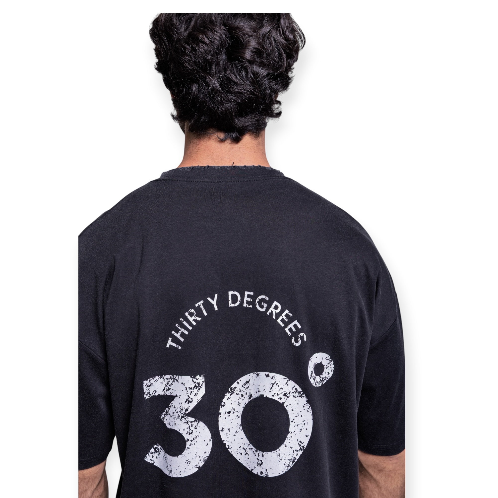 חולצה אוברסייז גברים THIRTY DEGREES OVERSIZE SHIRT