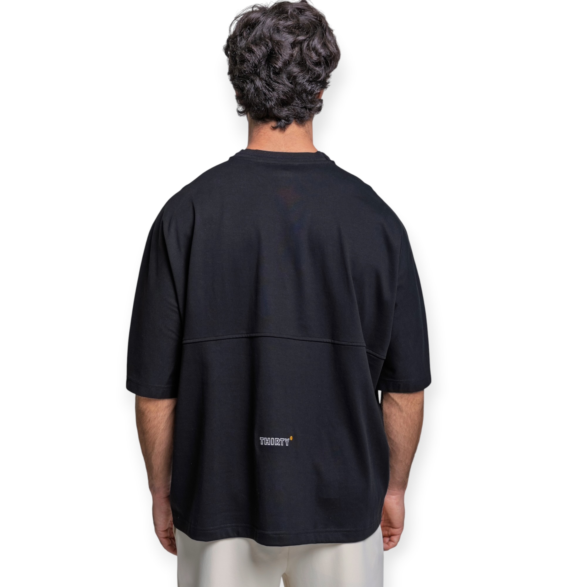 חולצה אוברסייז גברים THIRTY DEGREES OVERSIZE SPIN TEE