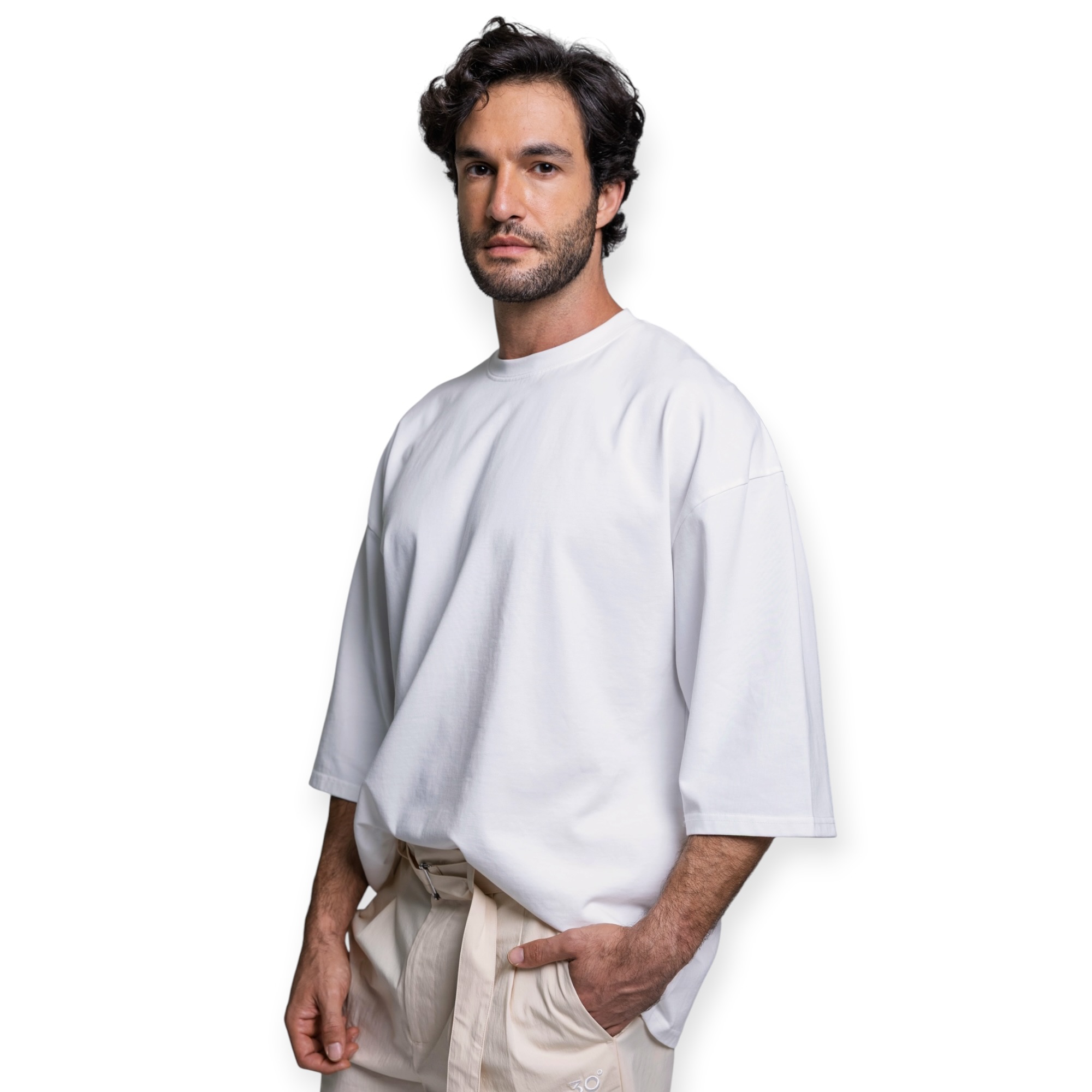 חולצה אוברסייז גברים THIRTY DEGREES OVERSIZE SHIRT