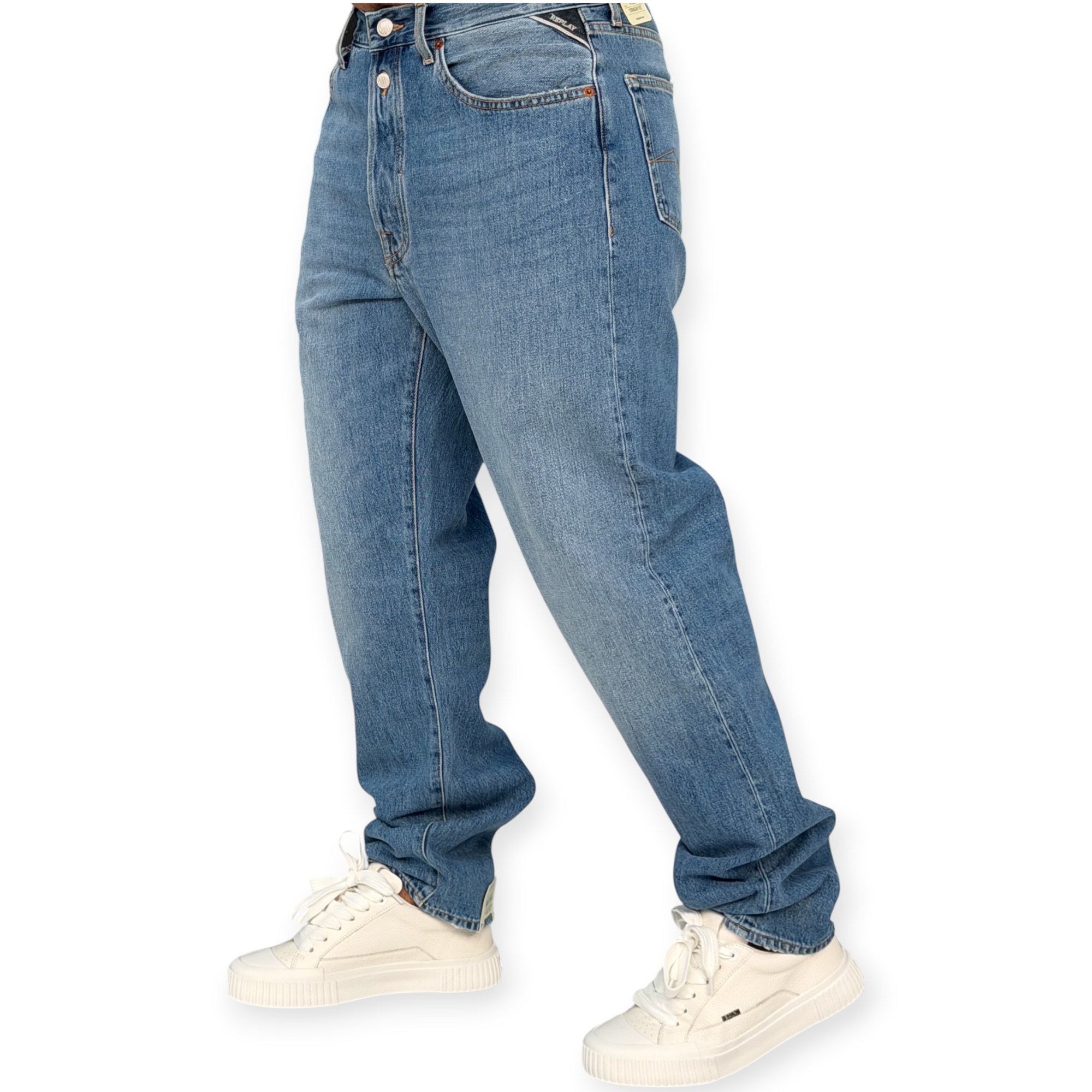 גינס גברים REPLAY 9ZERO1 STRAIGHT FIT גינס גברים REPLAY 9ZERO1 STRAIGHT FIT