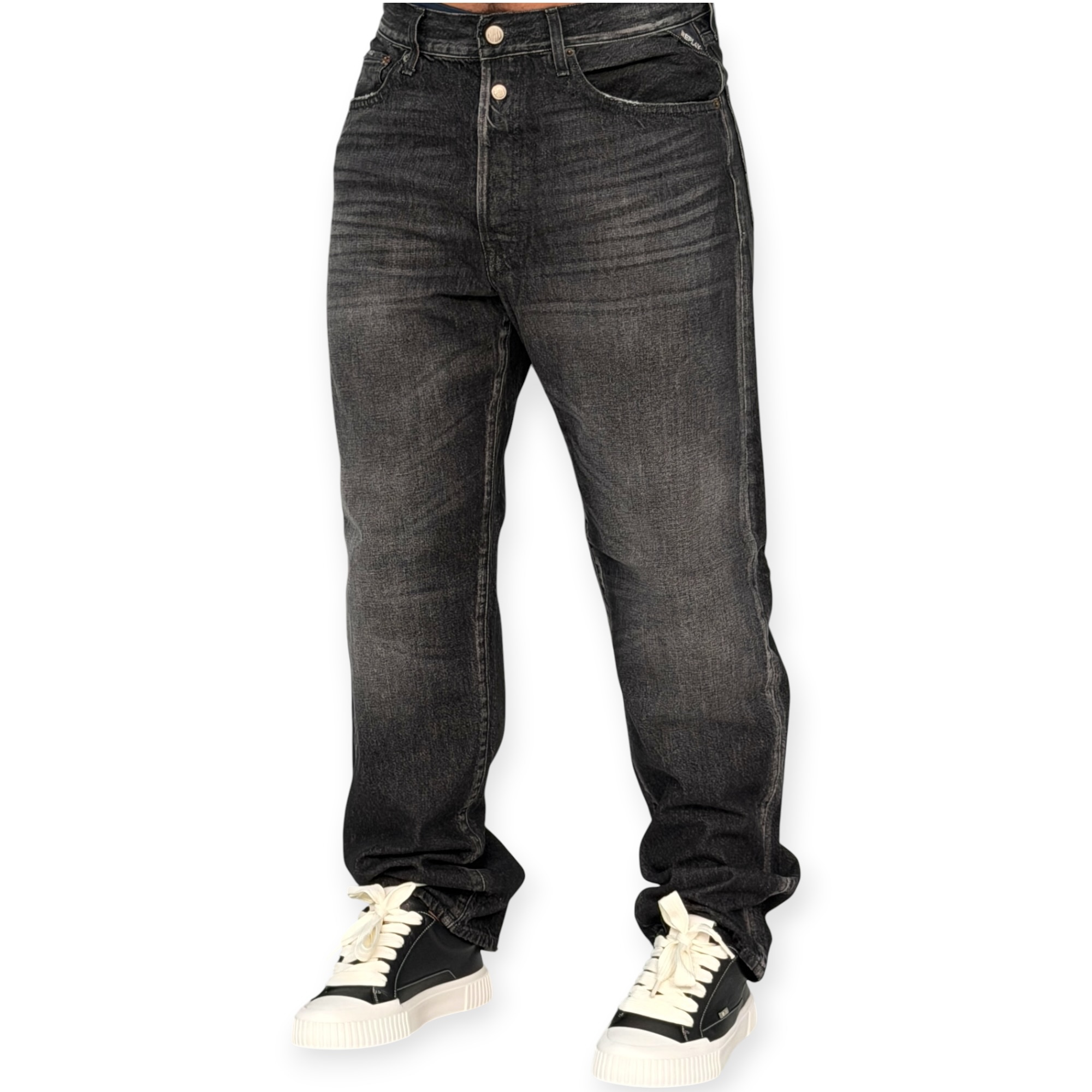 גינס גברים REPLAY 9ZERO1 STRAIGHT FIT גינס גברים REPLAY 9ZERO1 STRAIGHT FIT