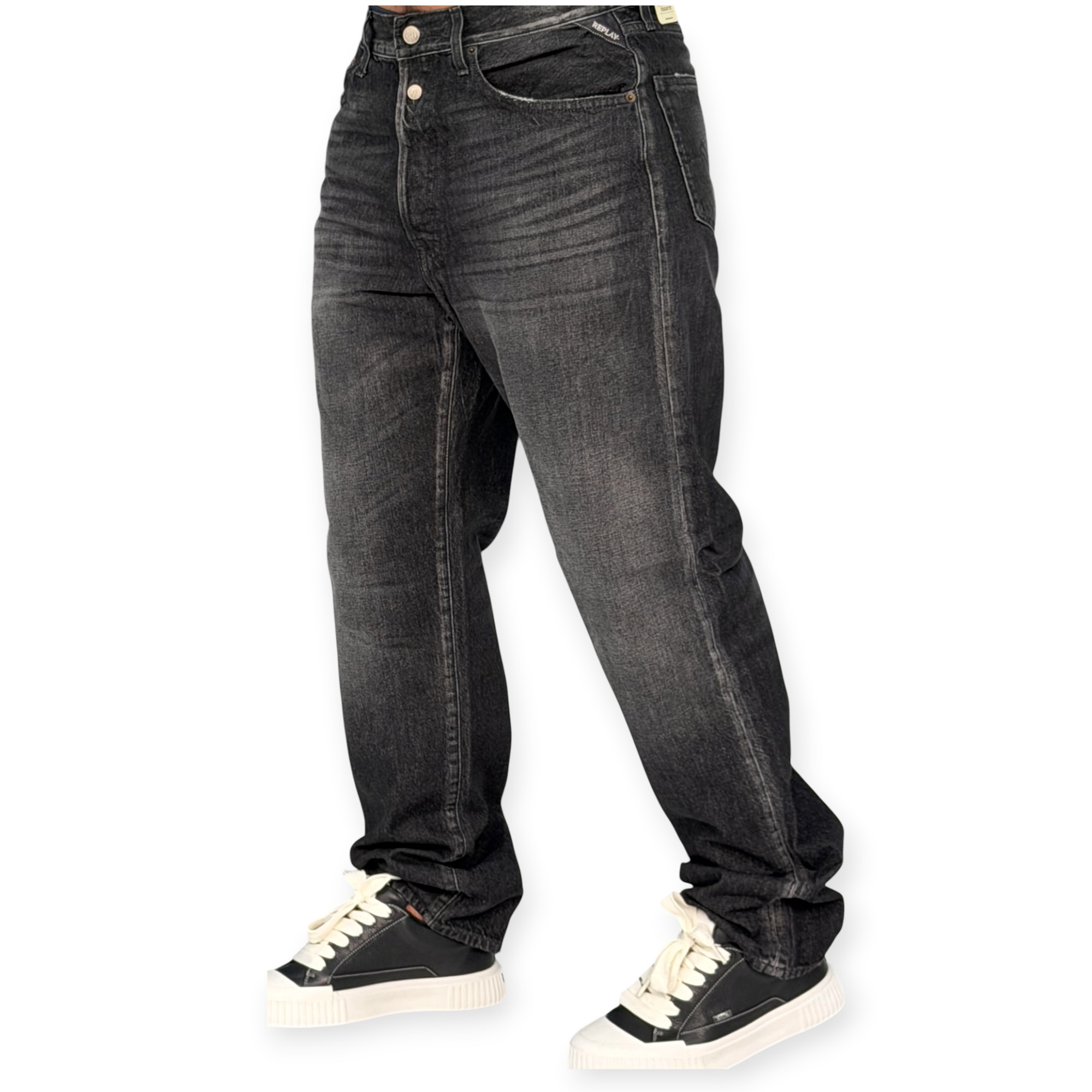 גינס גברים REPLAY 9ZERO1 STRAIGHT FIT גינס גברים REPLAY 9ZERO1 STRAIGHT FIT