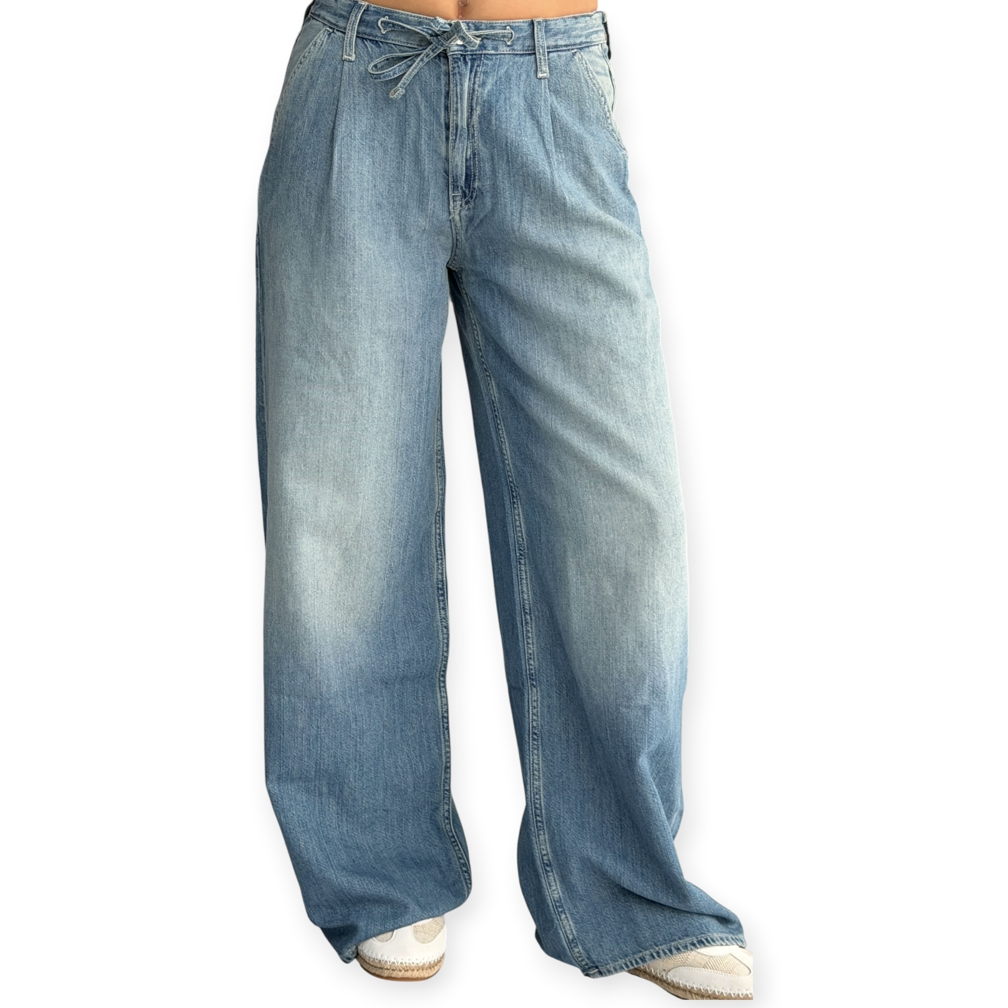 גינס נשים TOMMY HILFIGER LOOSE WIDE  LEG JEANS