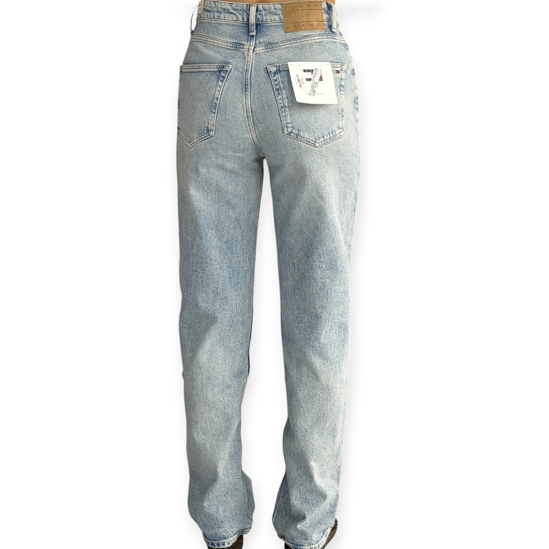 גינס נשים TOMMY HILFIGER STRAIGHT LEG JEANS