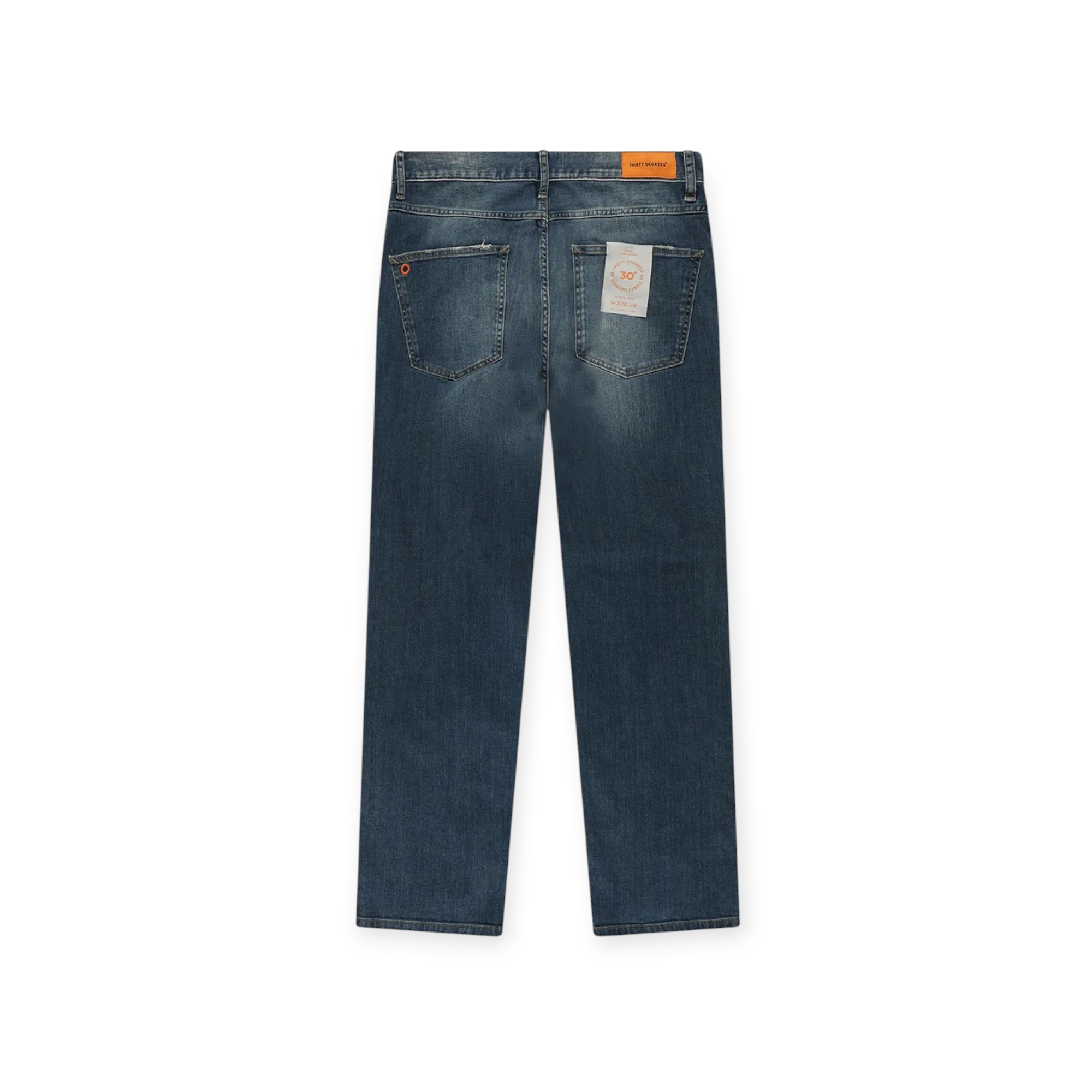 גינס גברים THIRTY DEGREES DENIM LOOSE WASHED JEANS