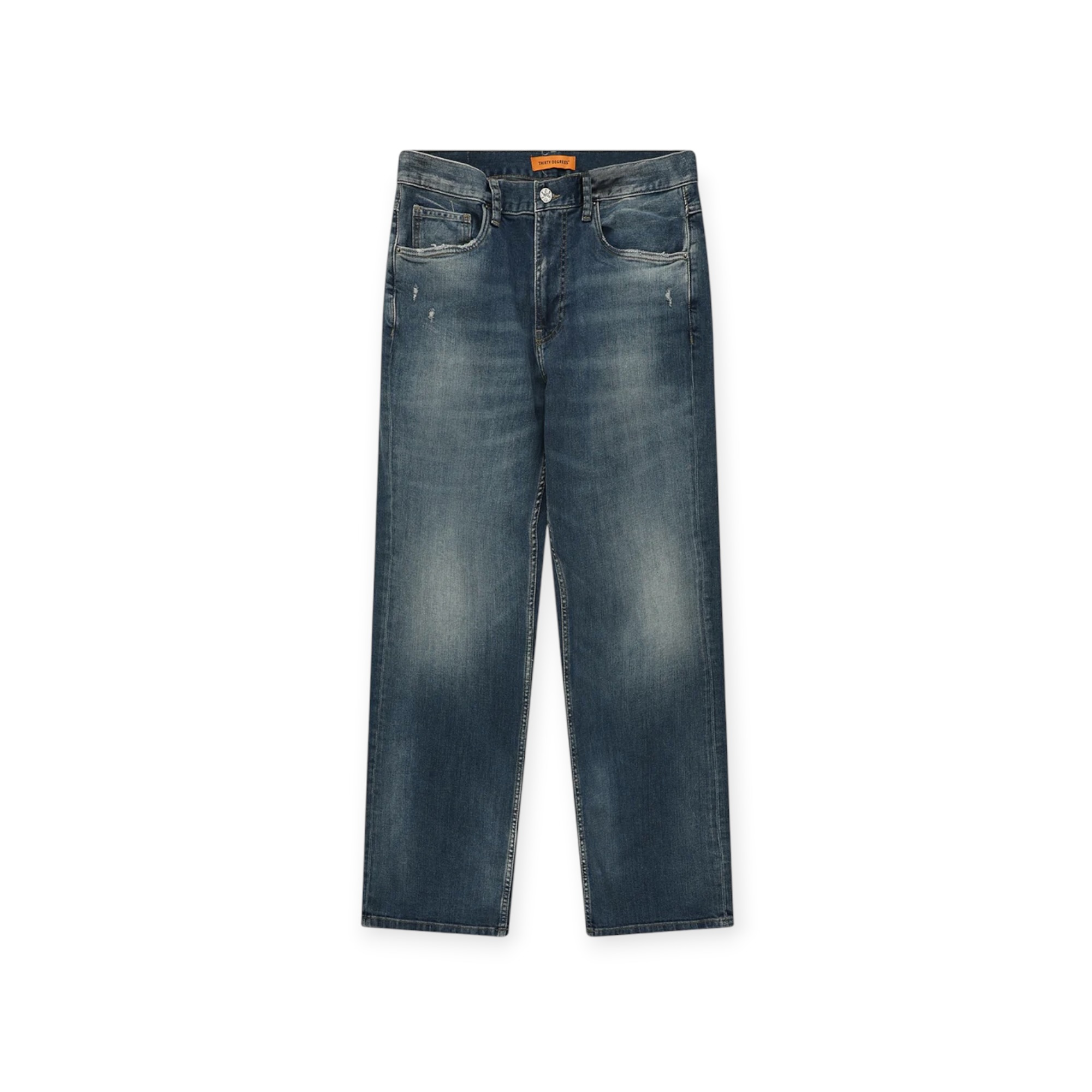 גינס גברים THIRTY DEGREES DENIM LOOSE WASHED JEANS