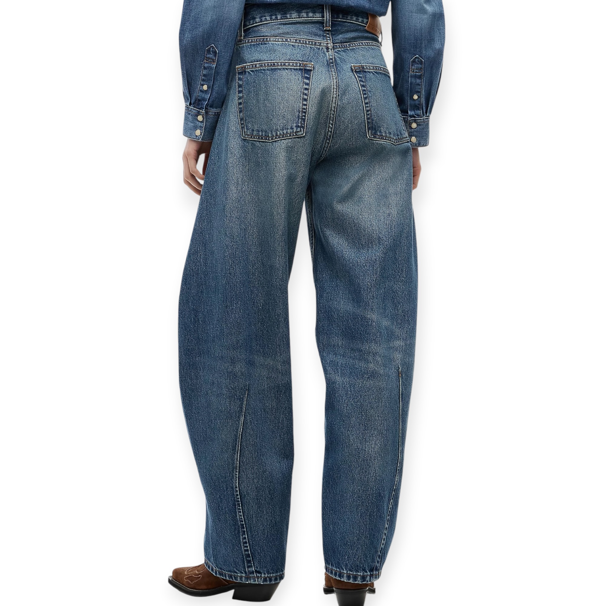 גינס נשים TOMMY HILFIGER MID BARREL JEANS