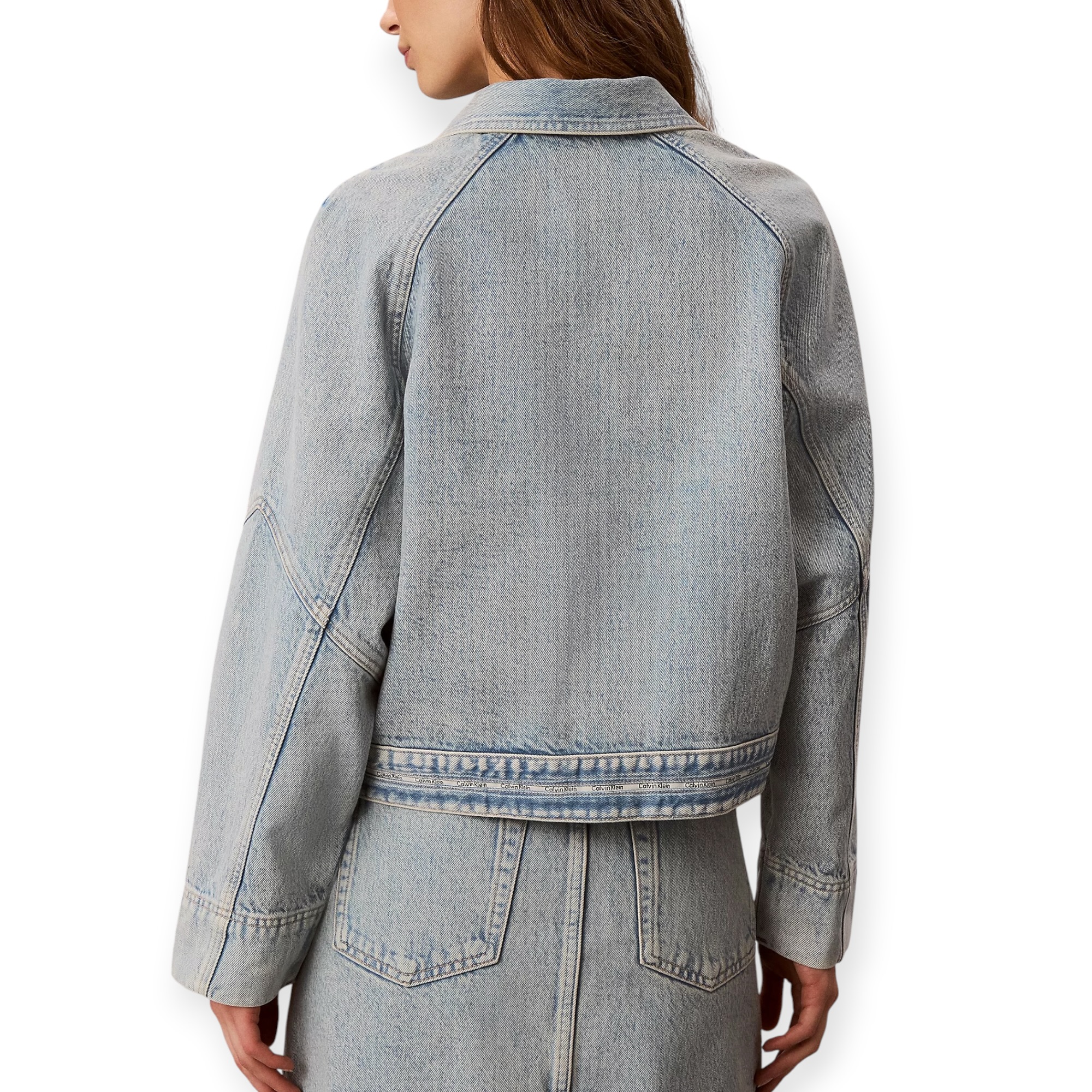 זקט גינס נשים CALVIN KLEIN DENIM JACKET