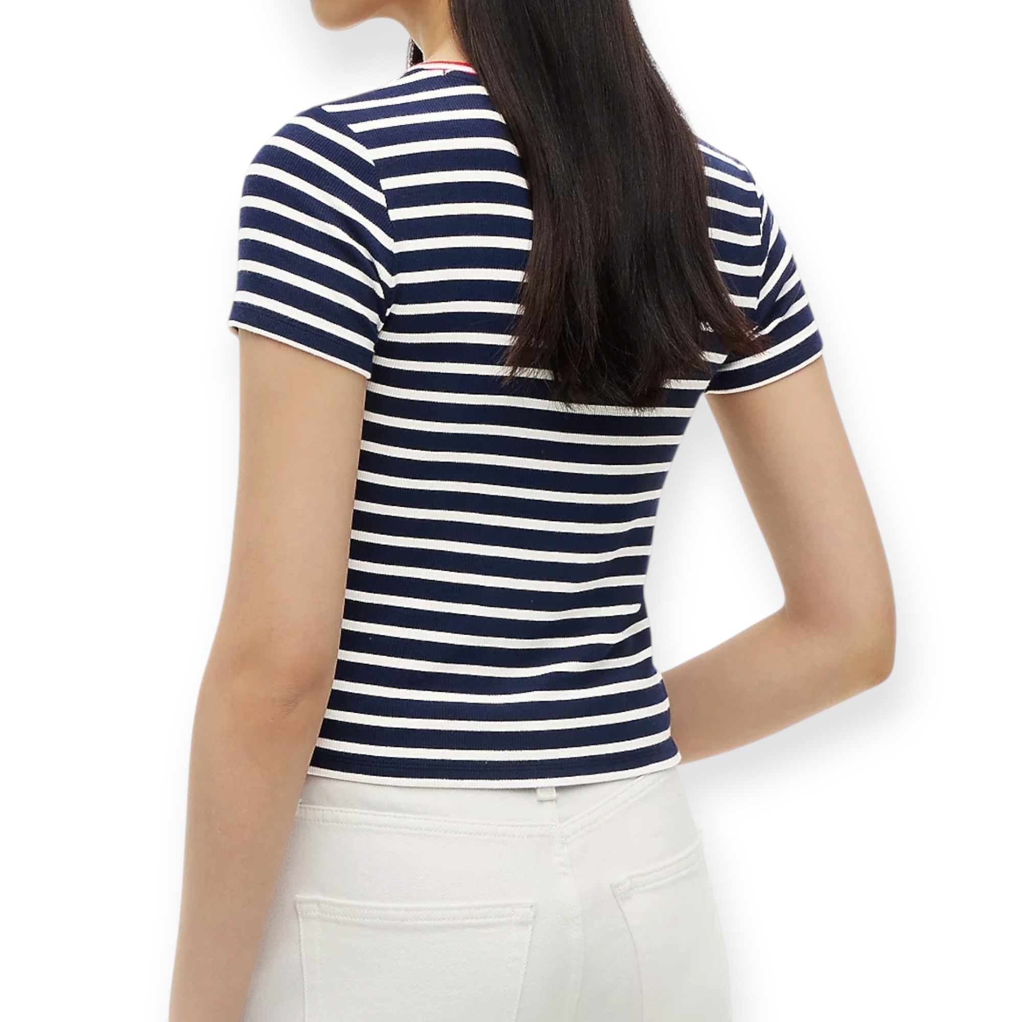 חולצה נשים TOMMY HILFIGER RIB TEE