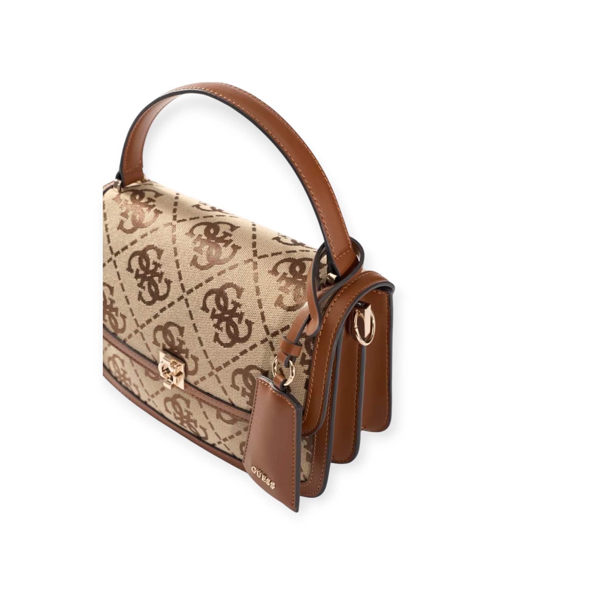 תיק נשים GUESS AUDREY LOGO XBDY FLAP BAG