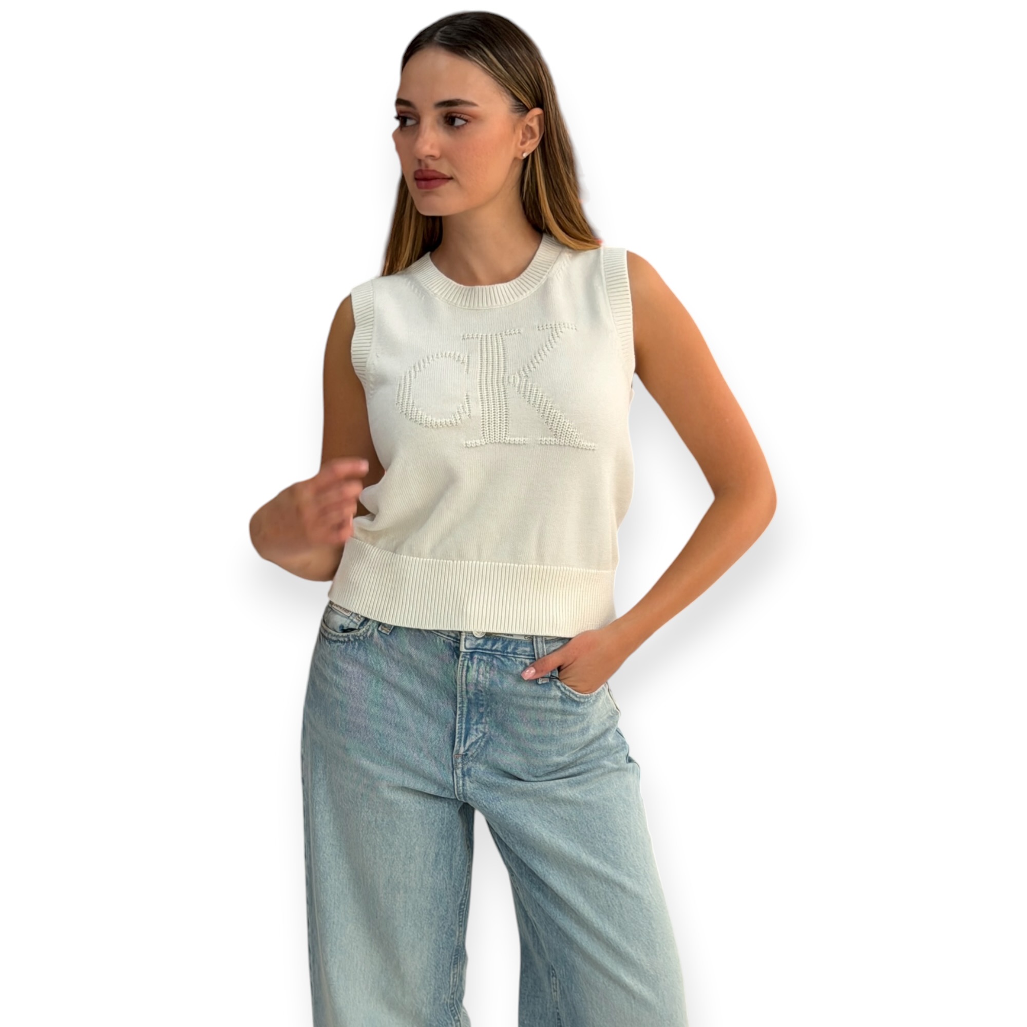 חולצה נשים CALVIN KLEIN LOGO TANK TOP