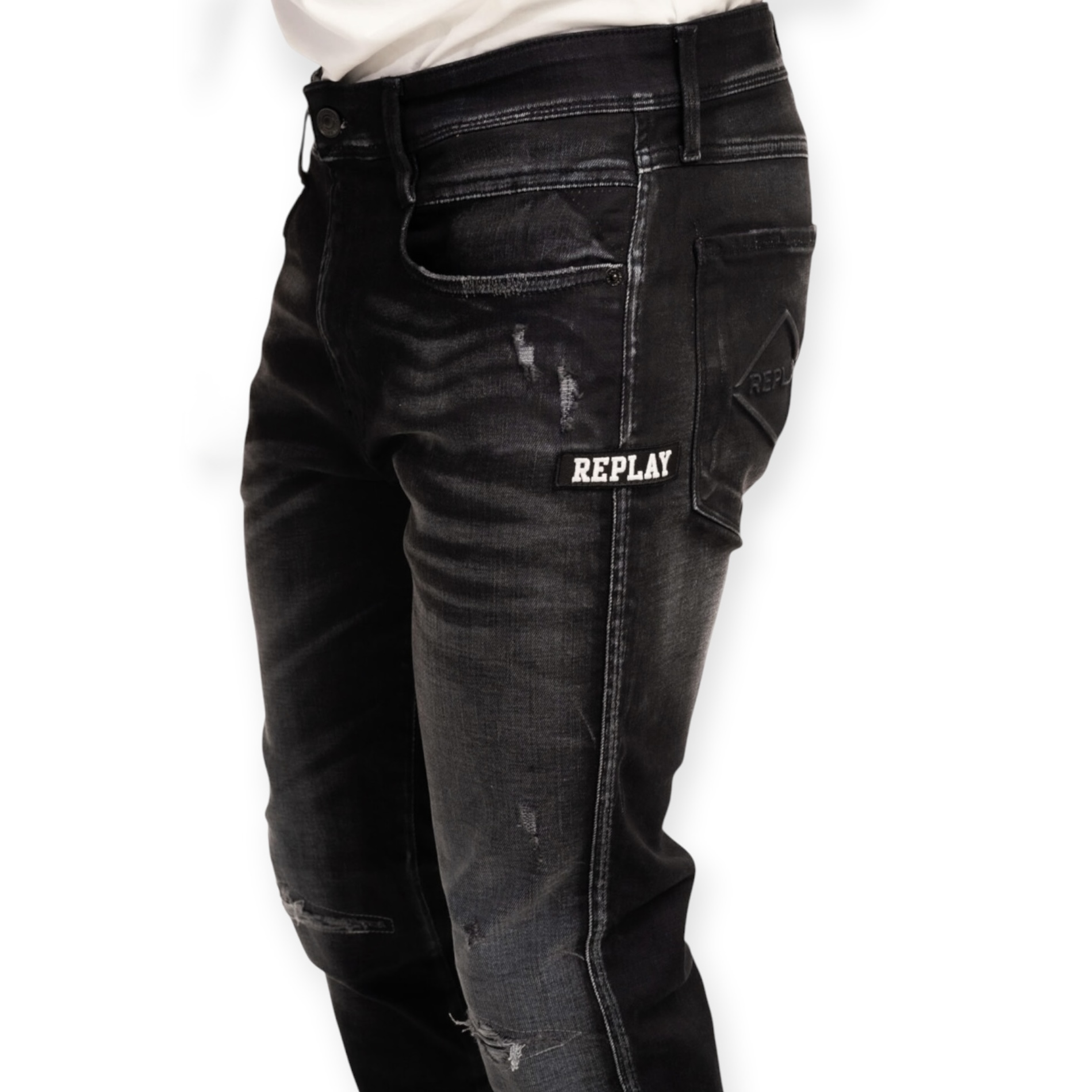 גינס גברים REPLAY BRONNY SLIM FIT