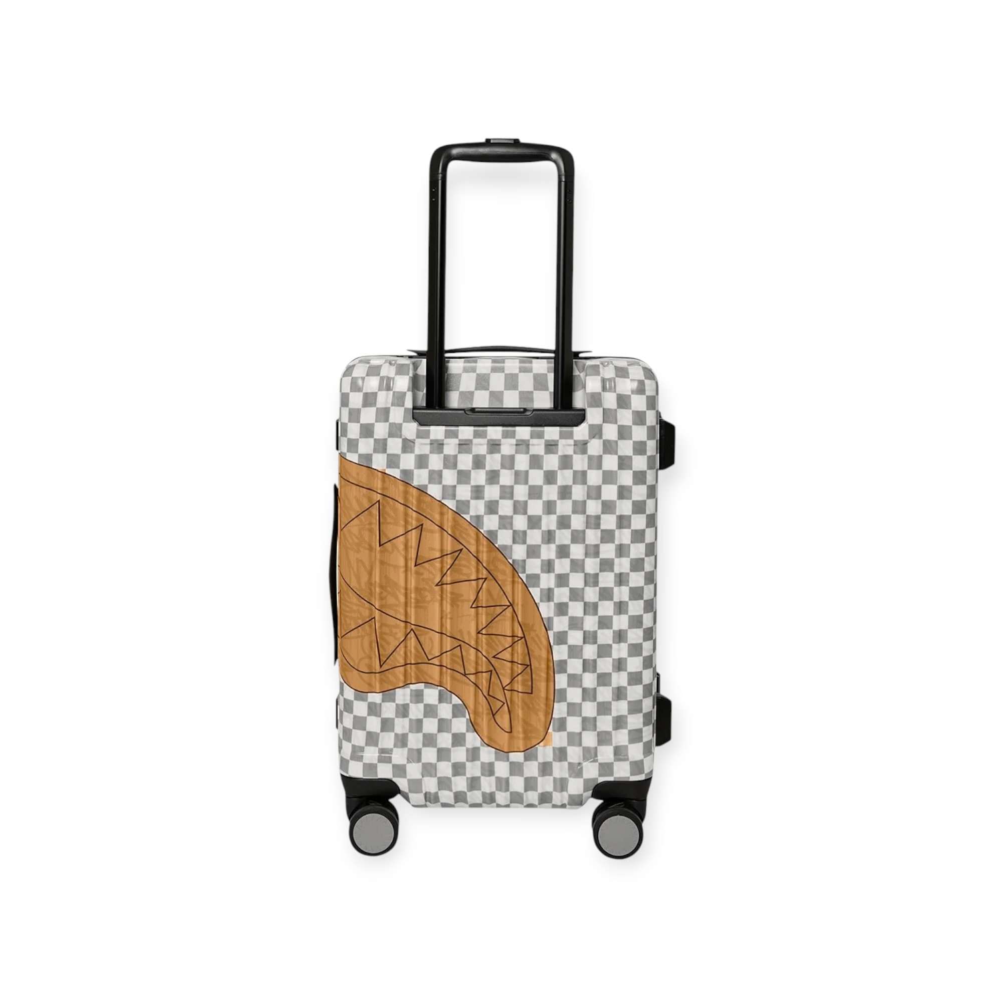 תיק מזוודה SPRAYGROUND EMBOSSED CREAM CHECK CARRY-ON LUGGAGE
