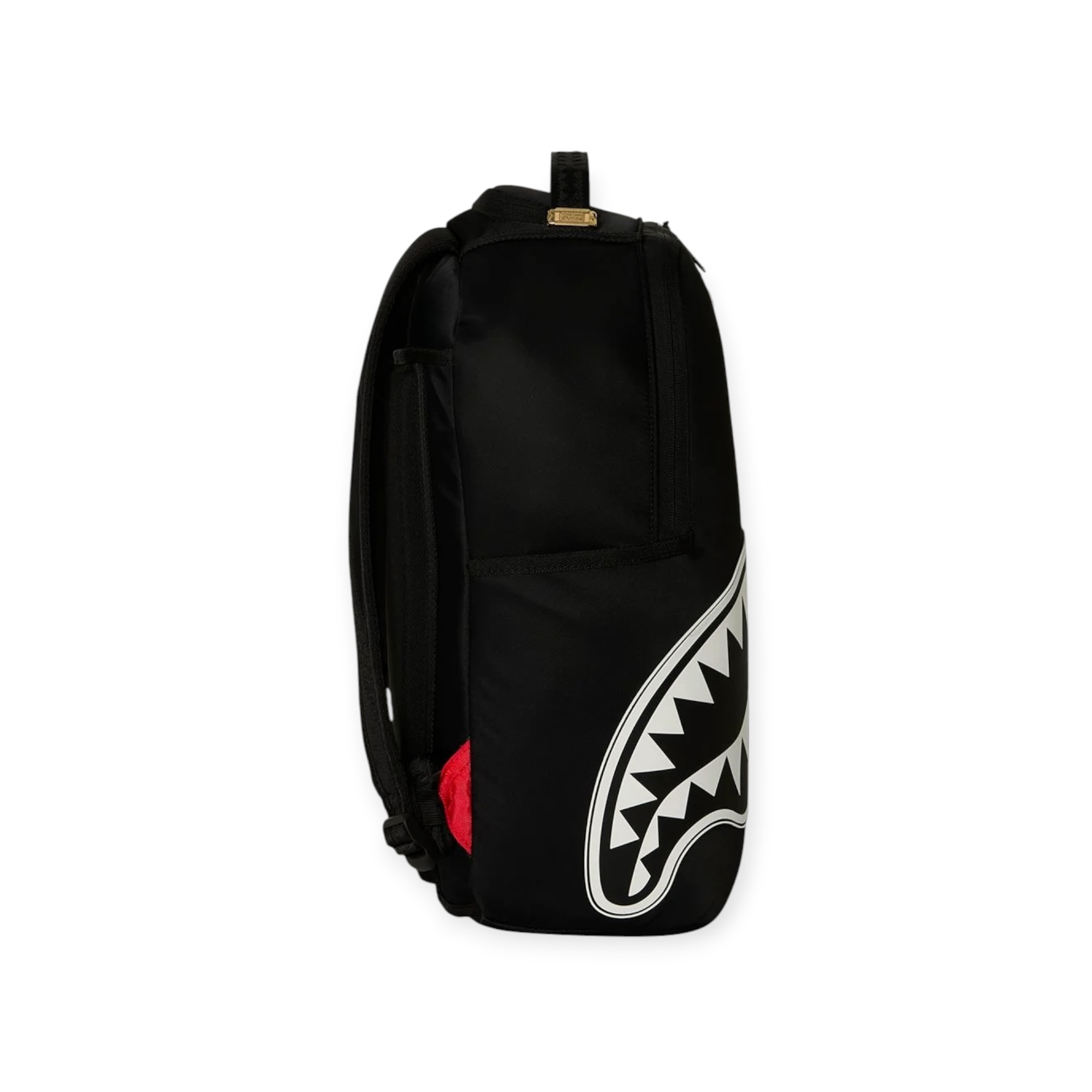 תיק גב  SPRAYGROUND SHARK CENTRAL WHITE STENCIL SHARK BLACK BACKPACK