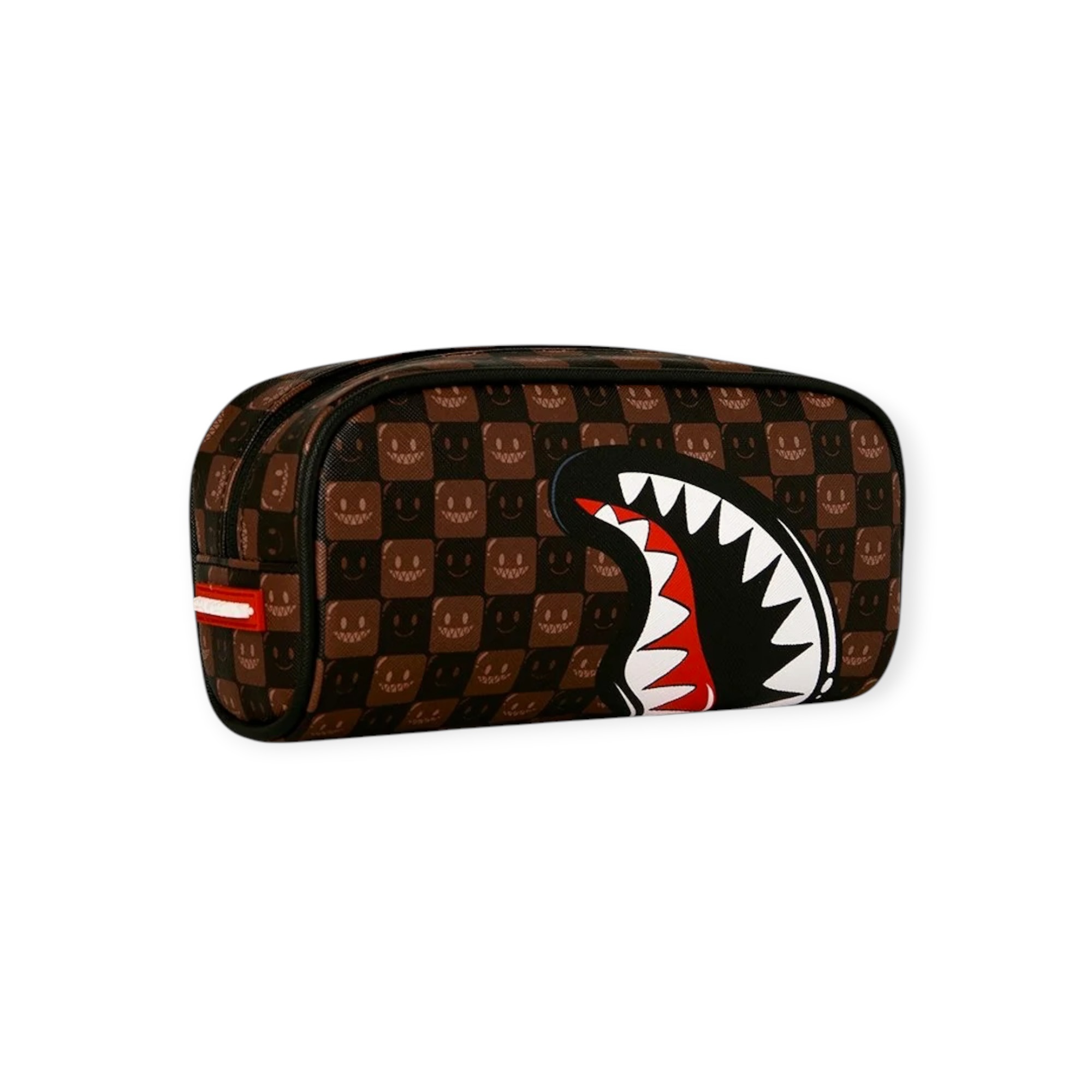 קלמר  SPRAYGROUNDSHARKS IN PARIS WTF BUBBLE BROWN POUCH