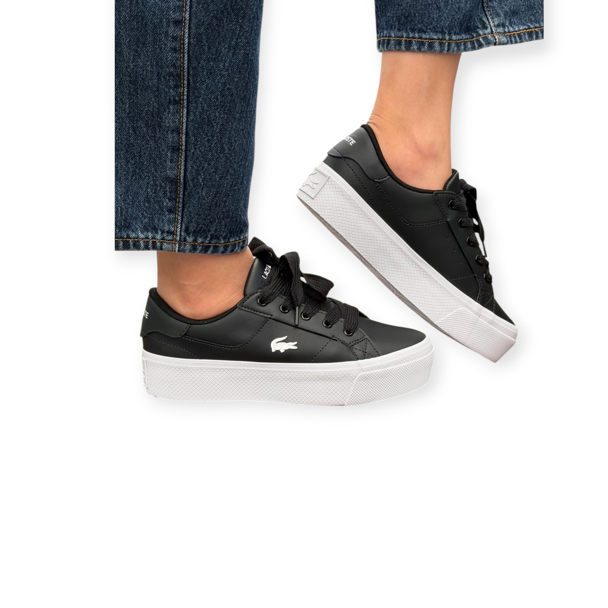 נעלי נשים LACOSTE VULCANIZED SNEAKERS