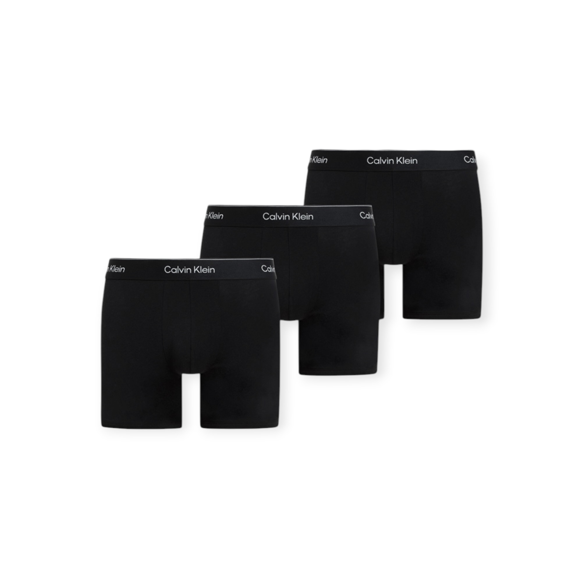 מארז 3 בוקסרים CALVIN KLEIN ICON COTTON STRETCH TRUNKS 3PK