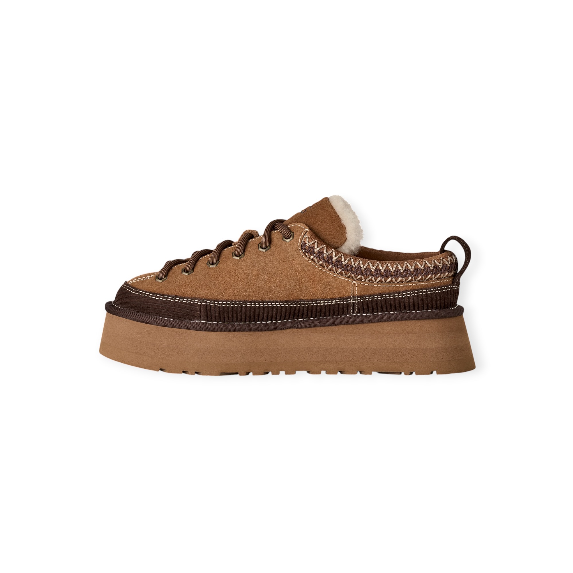 נעלי נשים מכירה מוקדמת צפי הגעה עד 27.9.26 UGG HERITAGE LACE UP SLIPPER