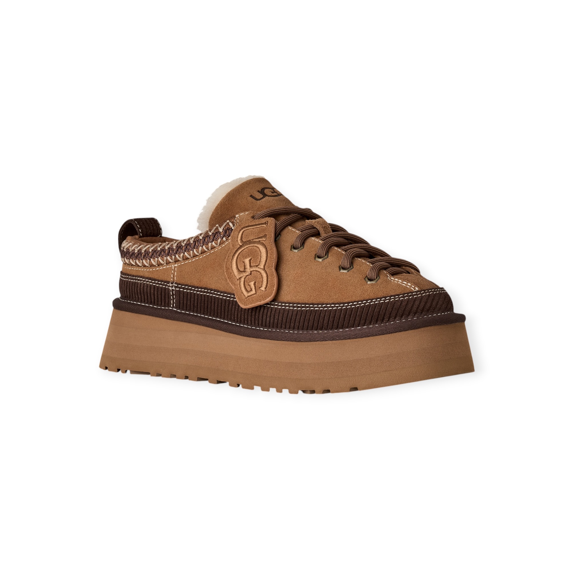נעלי נשים מכירה מוקדמת צפי הגעה עד 27.9.26 UGG HERITAGE LACE UP SLIPPER