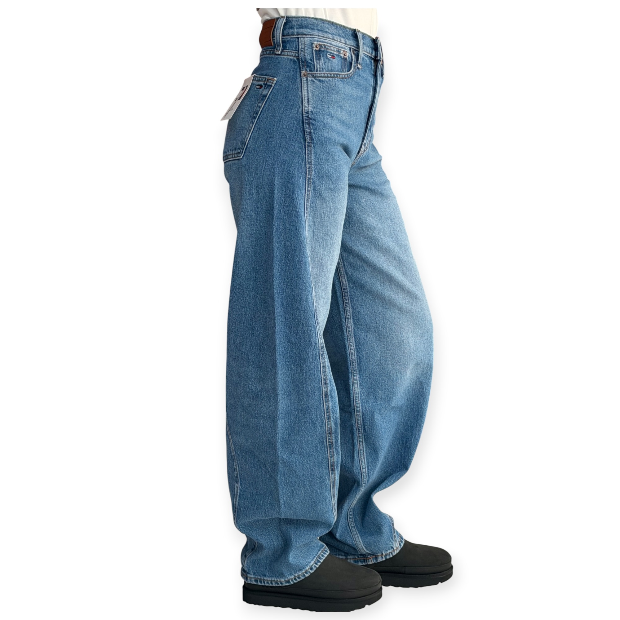 גינס נשים TOMMY HILFIGER ELLA HUGH RISE BARREL גינס נשים TOMMY HILFIGER ELLA HUGH RISE BARREL