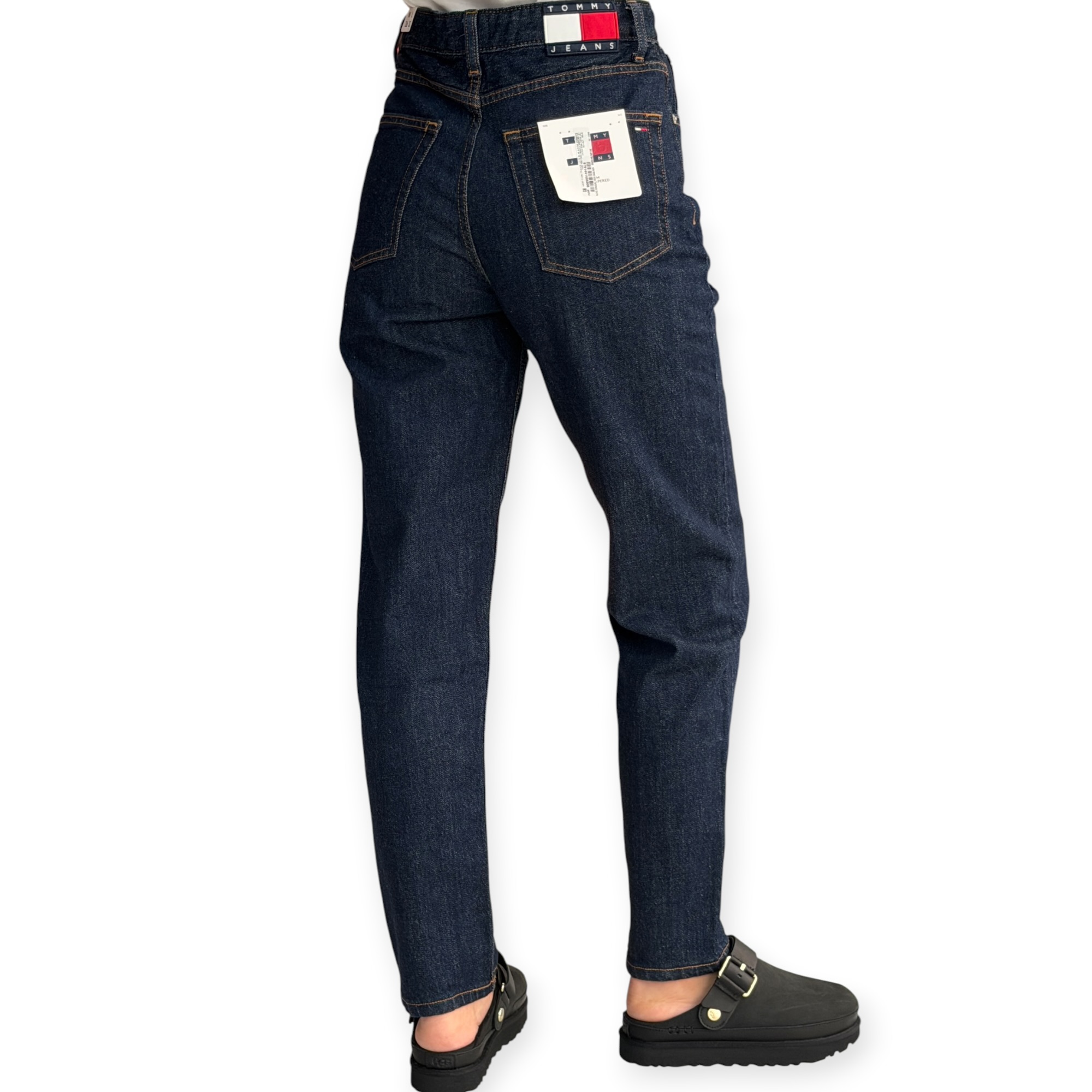 גינס נשים TOMMY HILFIGER TAPERED 90S MOM JEANS גינס נשים TOMMY HILFIGER TAPERED 90S MOM JEANS