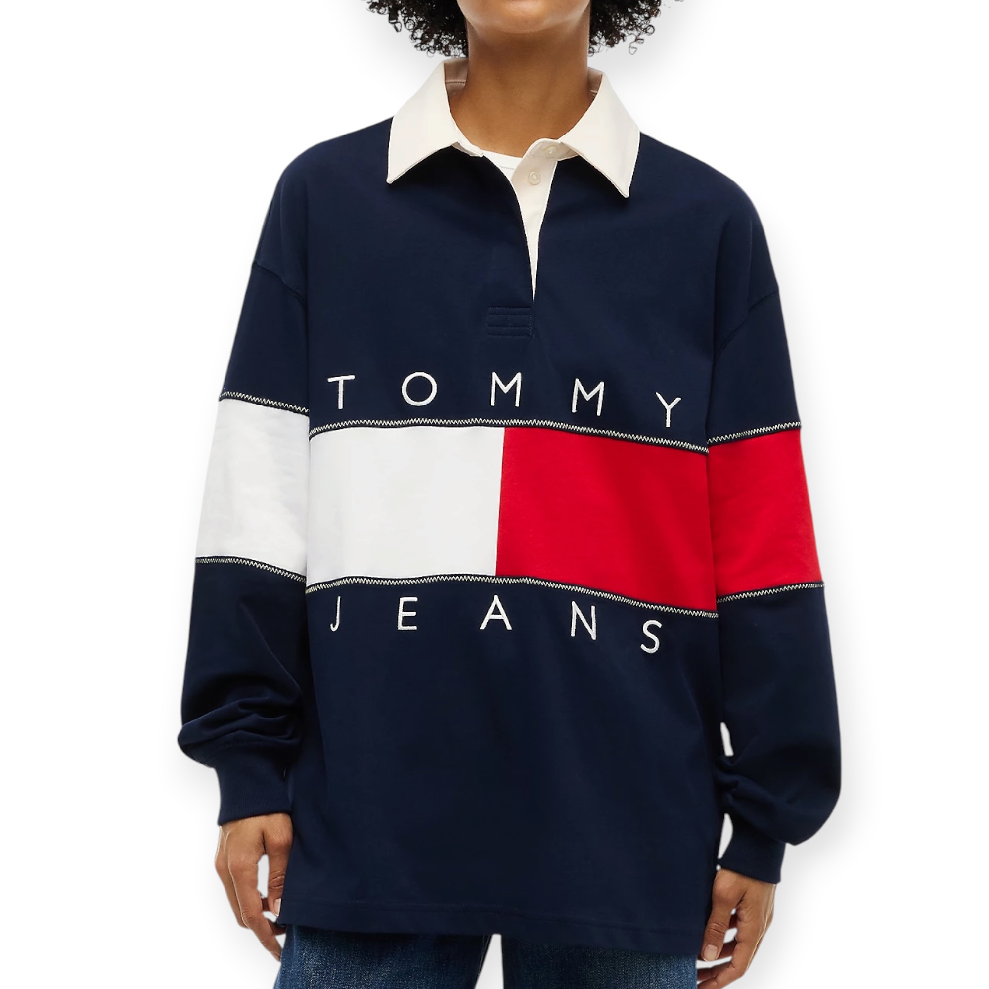 חולצה נשים TOMMY HILFIGER SWEATSHIRT חולצה נשים TOMMY HILFIGER SWEATSHIRT
