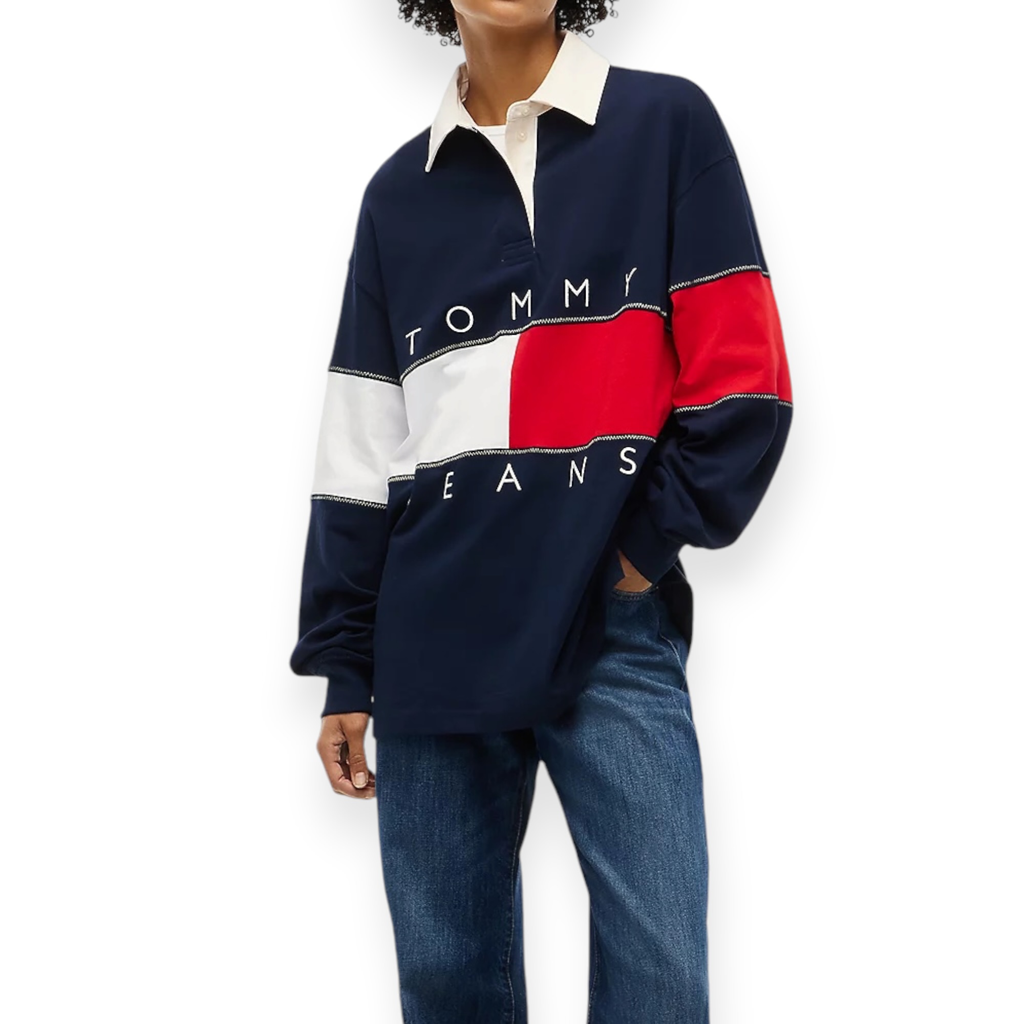 חולצה נשים TOMMY HILFIGER SWEATSHIRT חולצה נשים TOMMY HILFIGER SWEATSHIRT