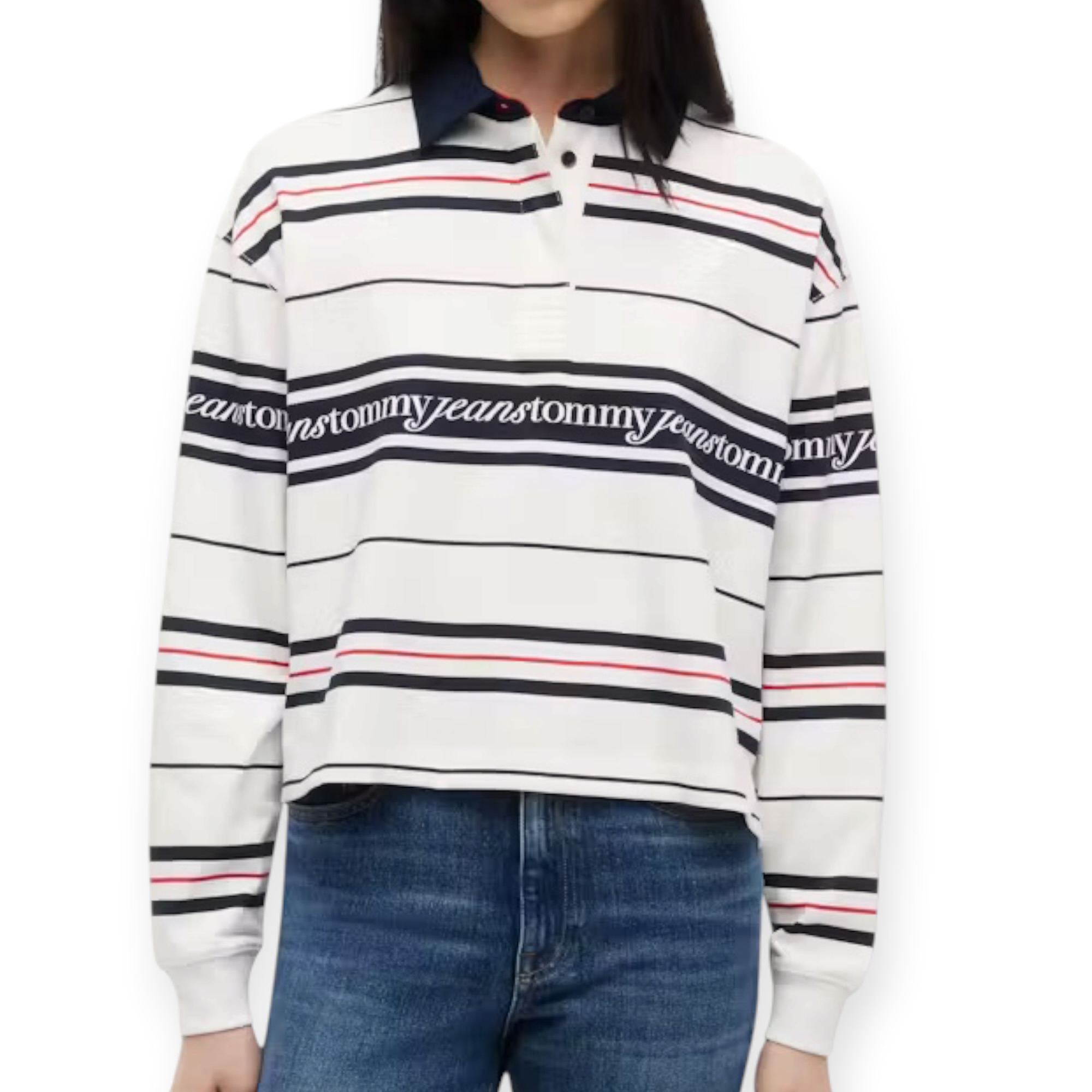חולצה נשים TOMMY HILFIGER SWEATSHIRT חולצה נשים TOMMY HILFIGER SWEATSHIRT