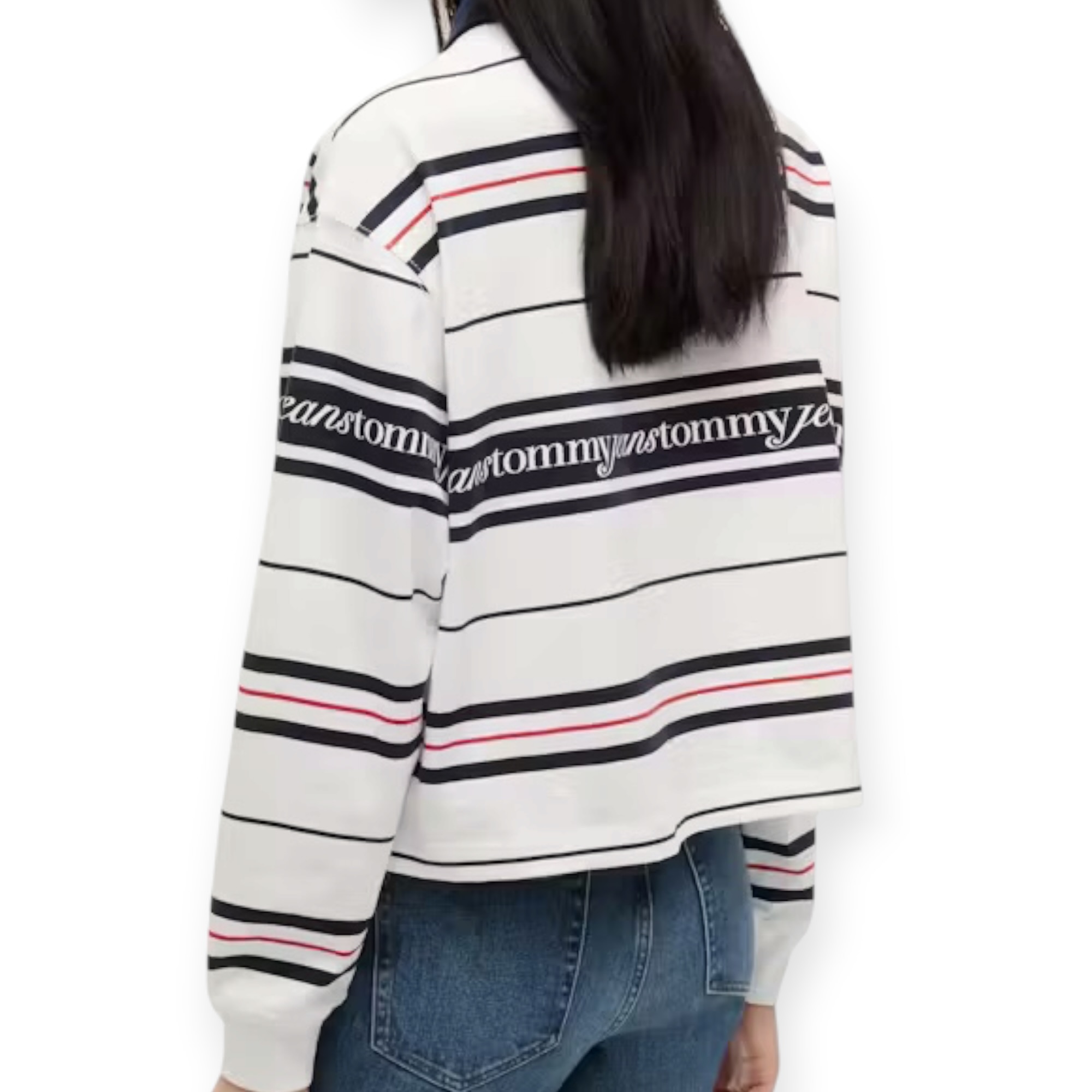 חולצה נשים TOMMY HILFIGER SWEATSHIRT חולצה נשים TOMMY HILFIGER SWEATSHIRT