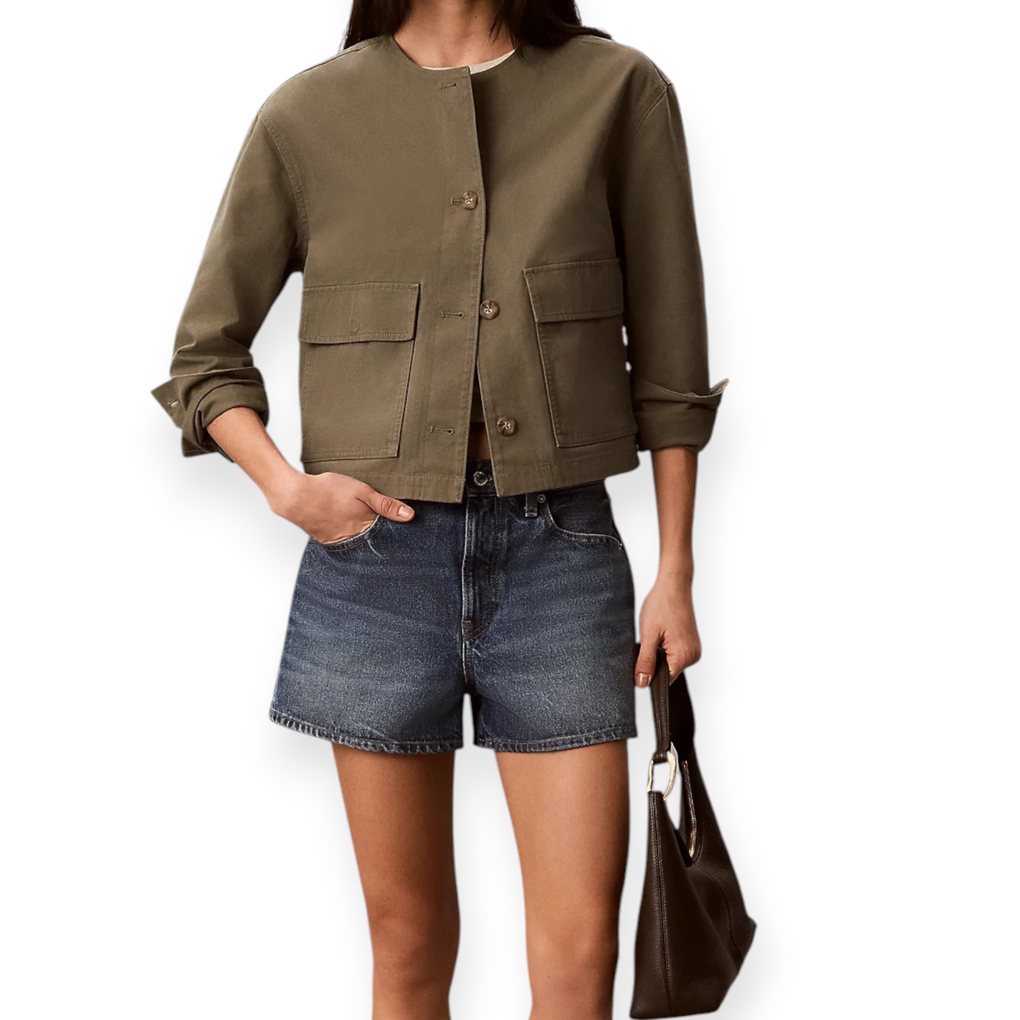 זקט קנבס נשים CALVIN KLEIN CANVAS JACKET