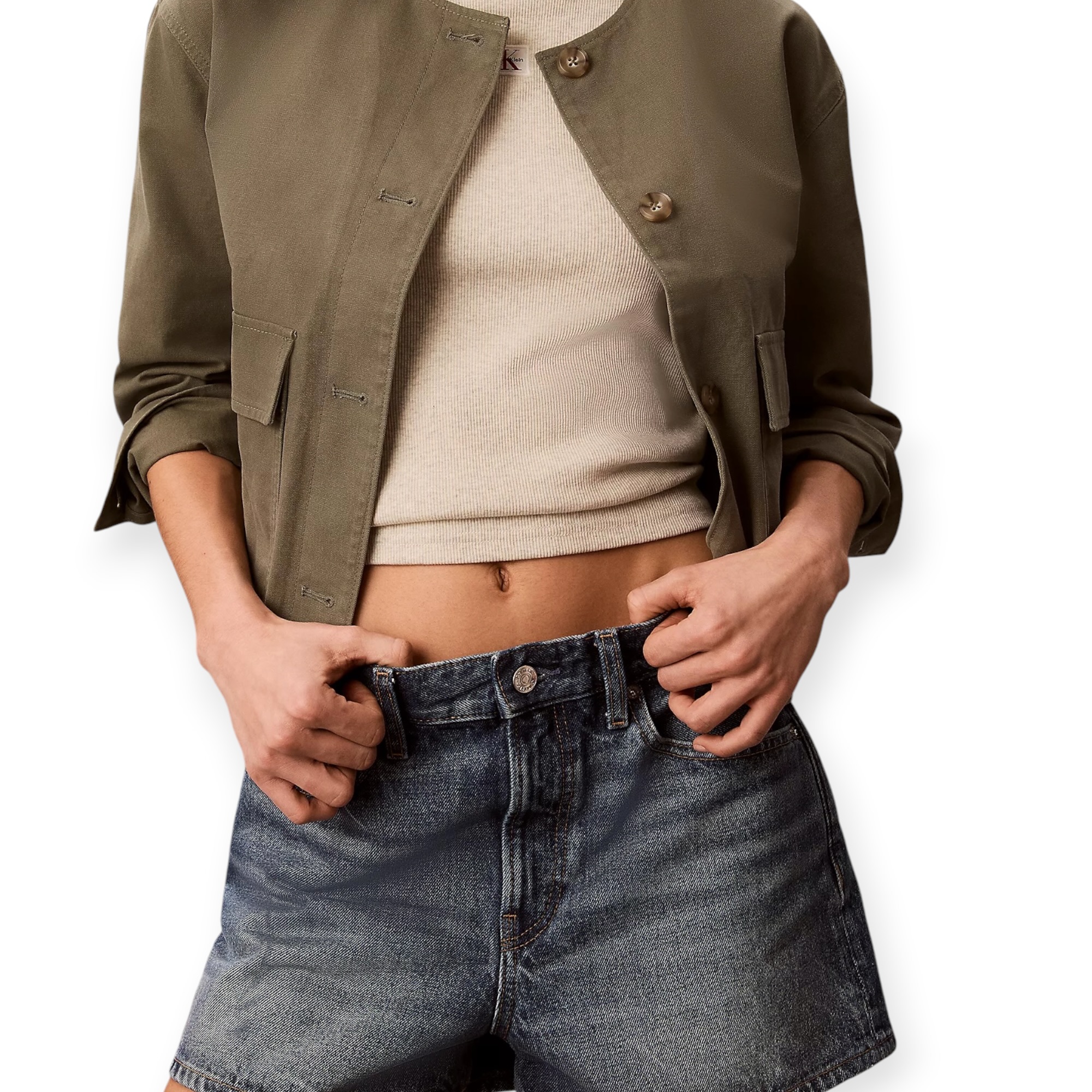 זקט קנבס נשים CALVIN KLEIN CANVAS JACKET