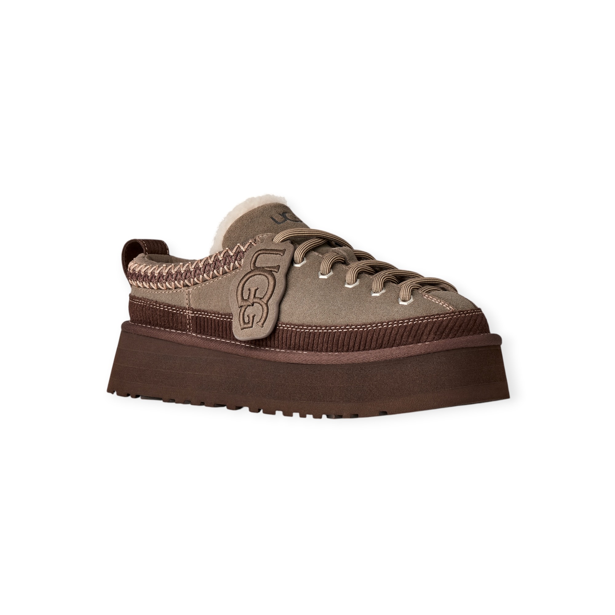 נעלי נשים מכירה מוקדמת צפי הגעה עד 27.9.26 UGG HERITAGE LACE UP SLIPPER