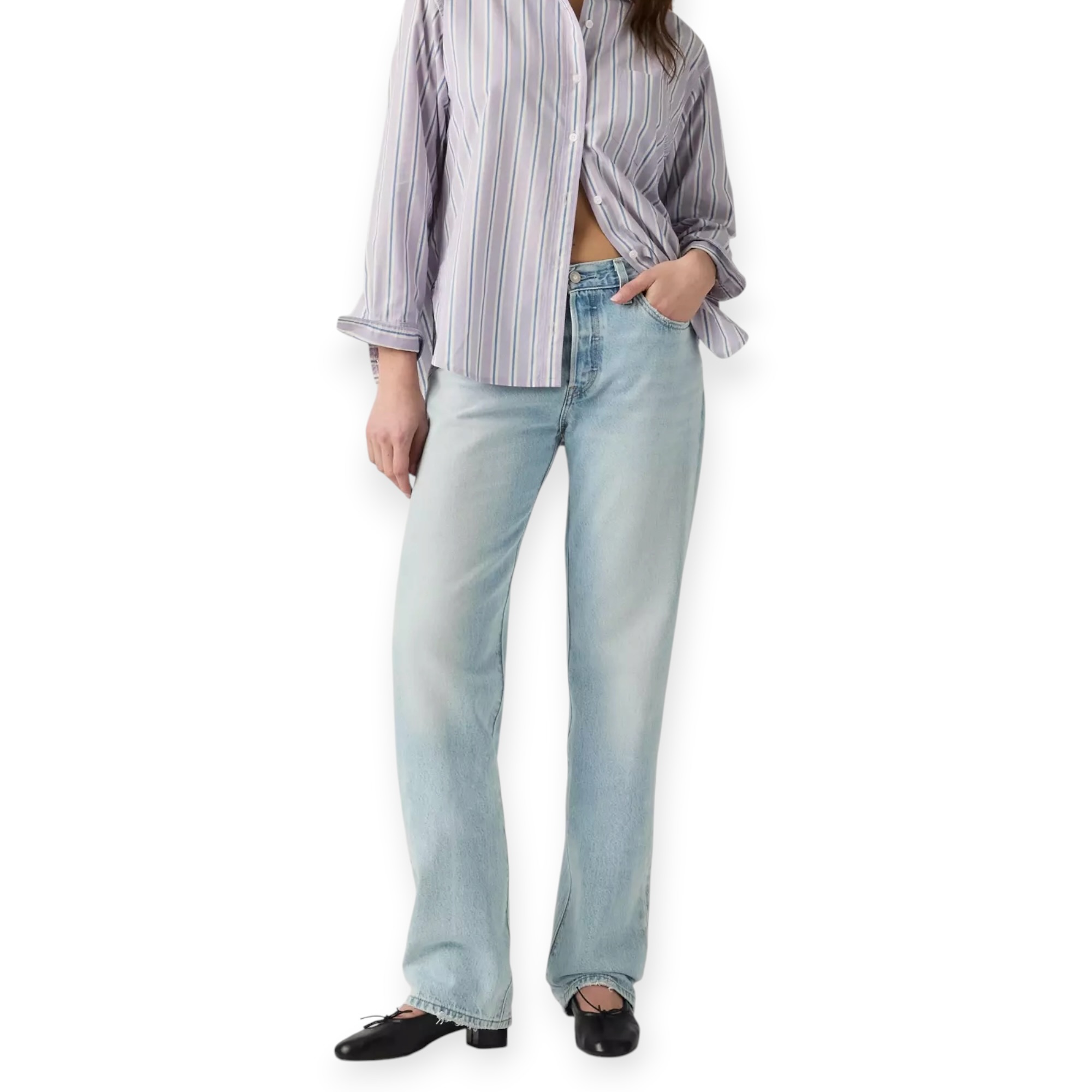 גינס נשים LEVIS 501 LIGHTWEIGHT JEANS FOR WOMEN