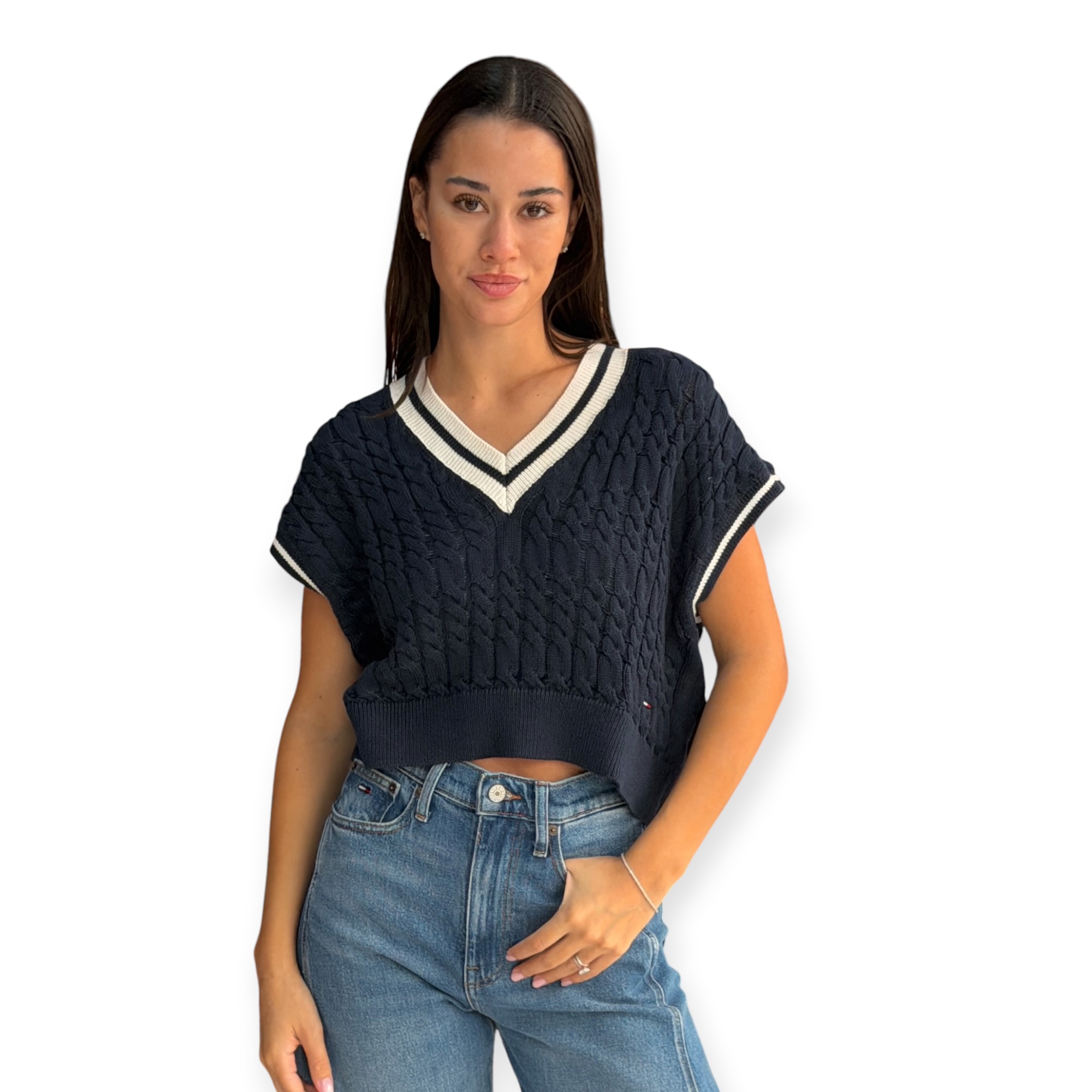 חולצה נשים TOMMY HILFIGER SWEATERS חולצה נשים TOMMY HILFIGER SWEATERS