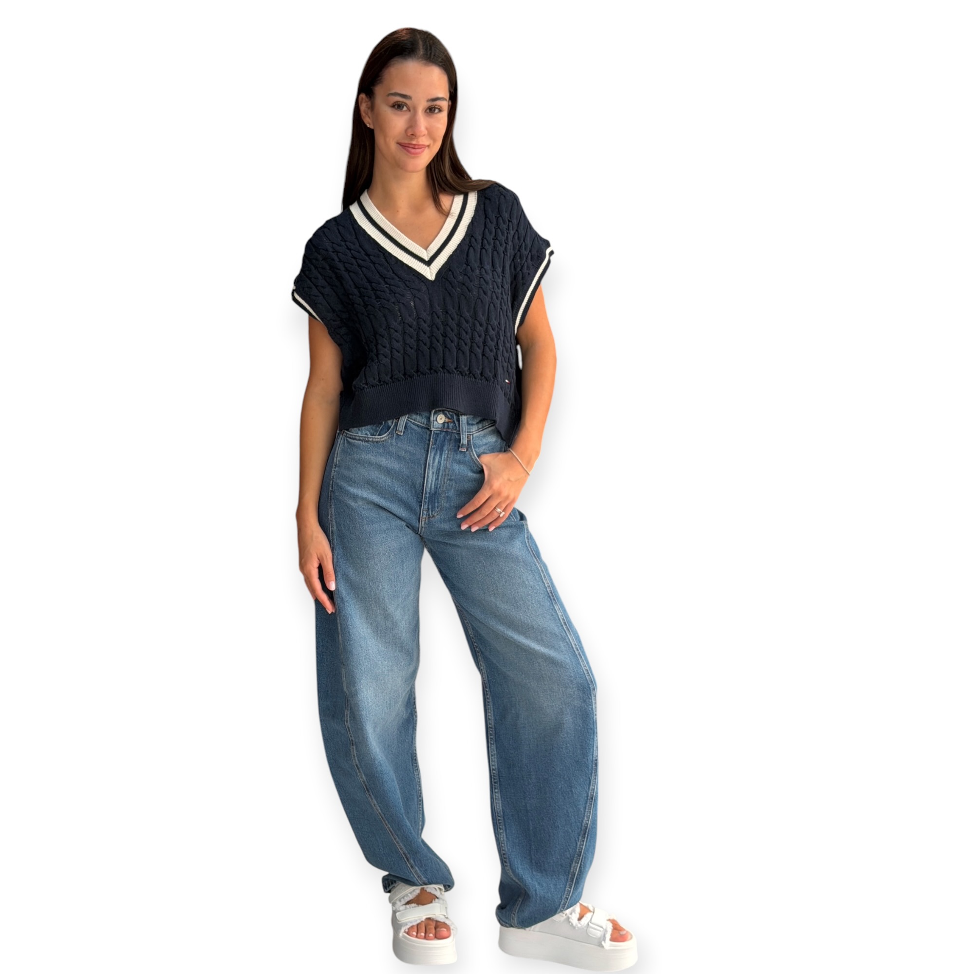 חולצה נשים TOMMY HILFIGER SWEATERS חולצה נשים TOMMY HILFIGER SWEATERS